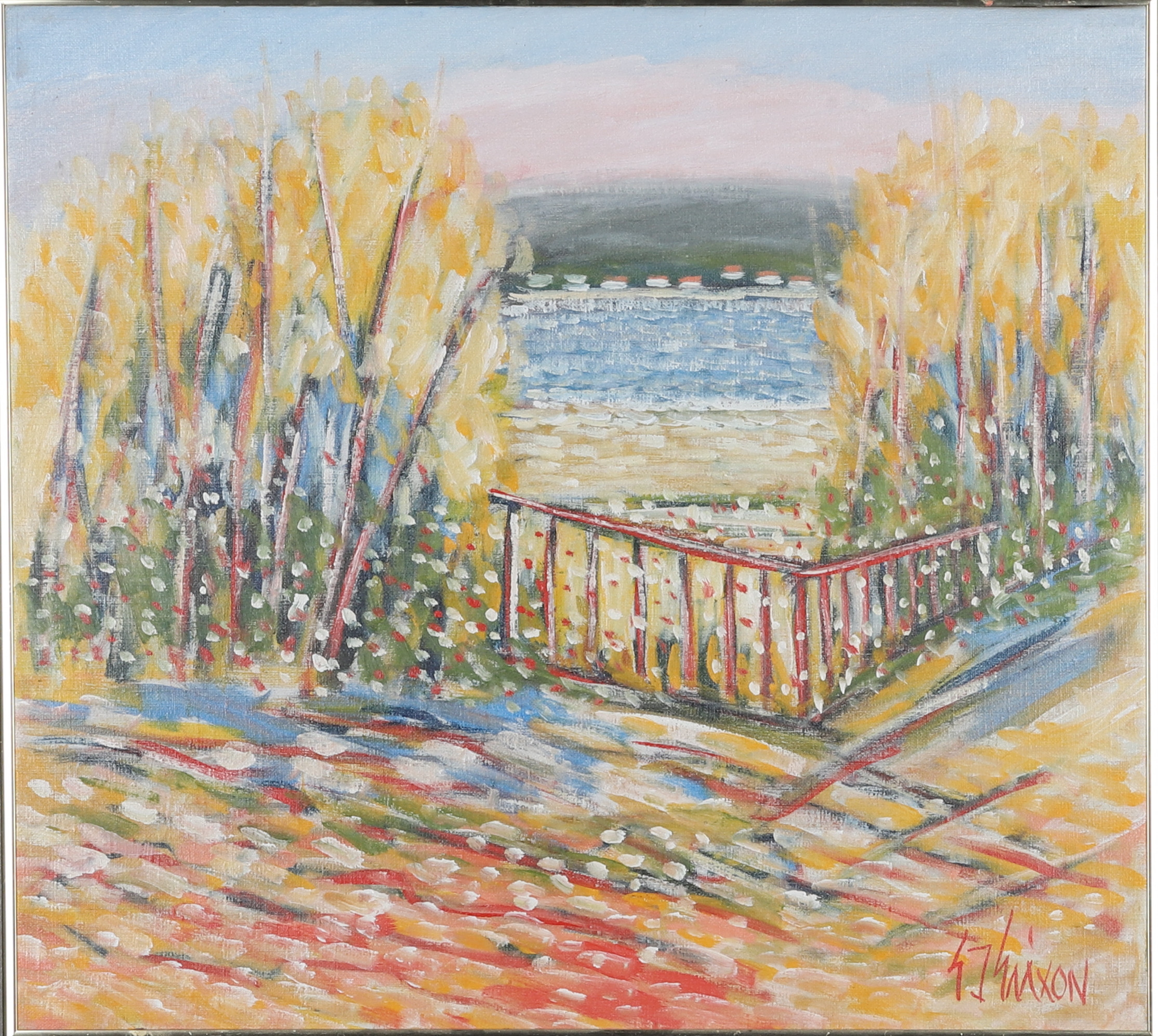 GUNNAR INGEMAR ERIXON. olja på duk, signerad och daterad 1996 á tergo.