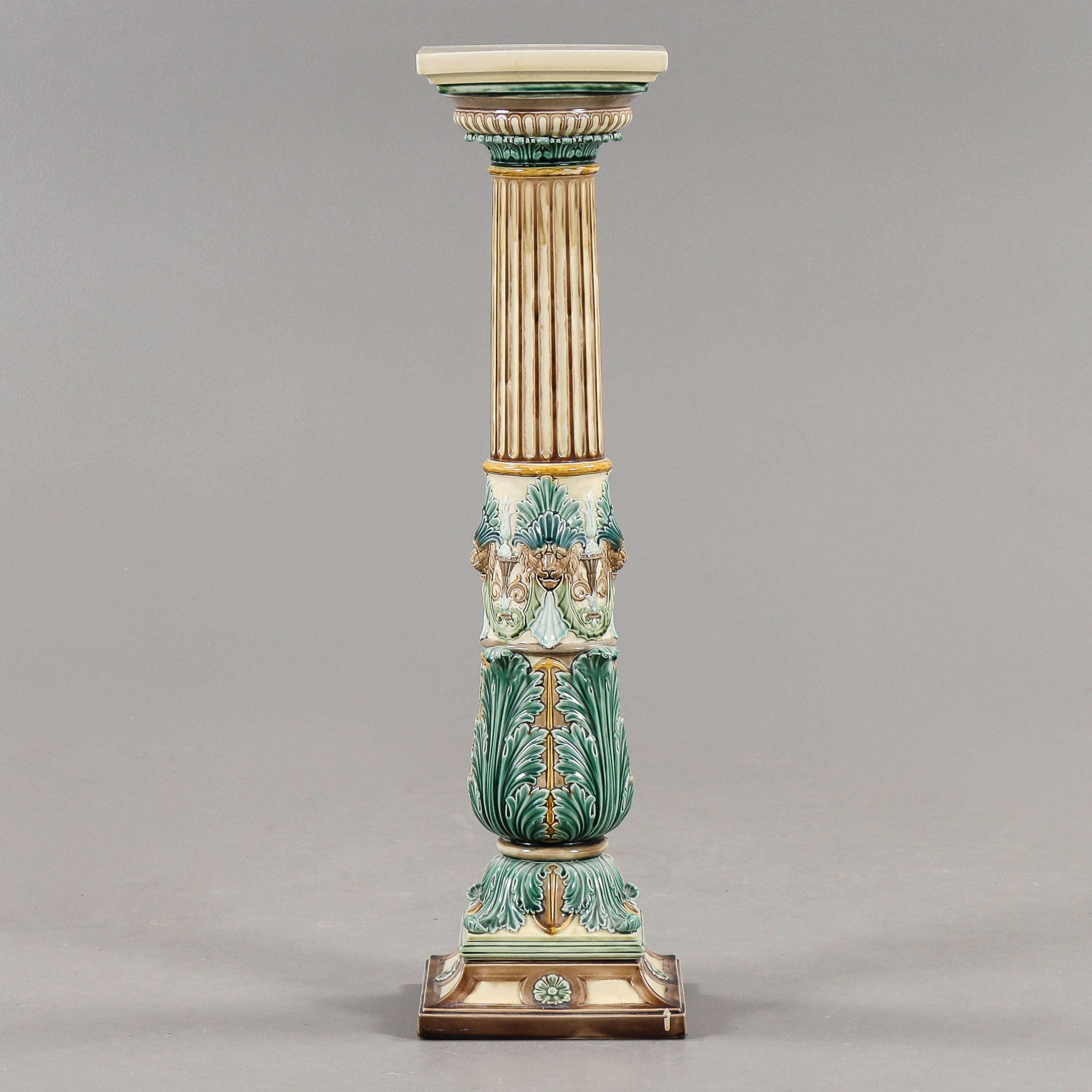 PIEDESTAL Majolika, Gustavsberg, 18/1900-tal.