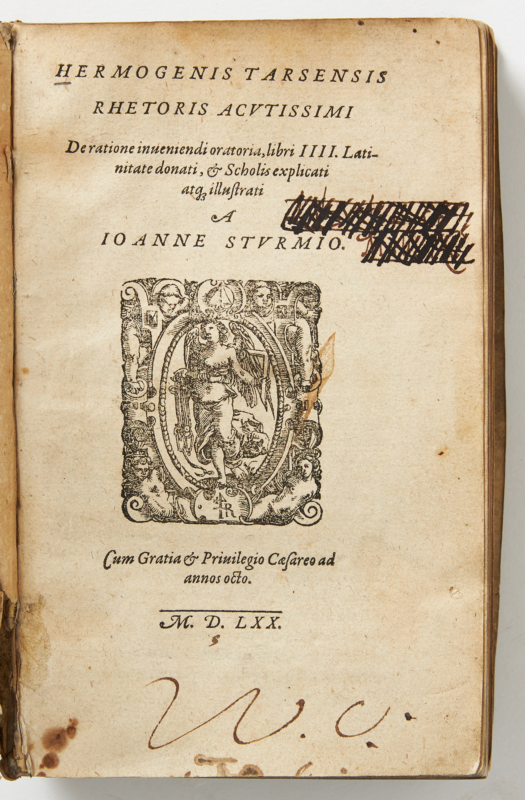 HERMOGENES OF TARSUS, De ratione inveniendi, 1570.