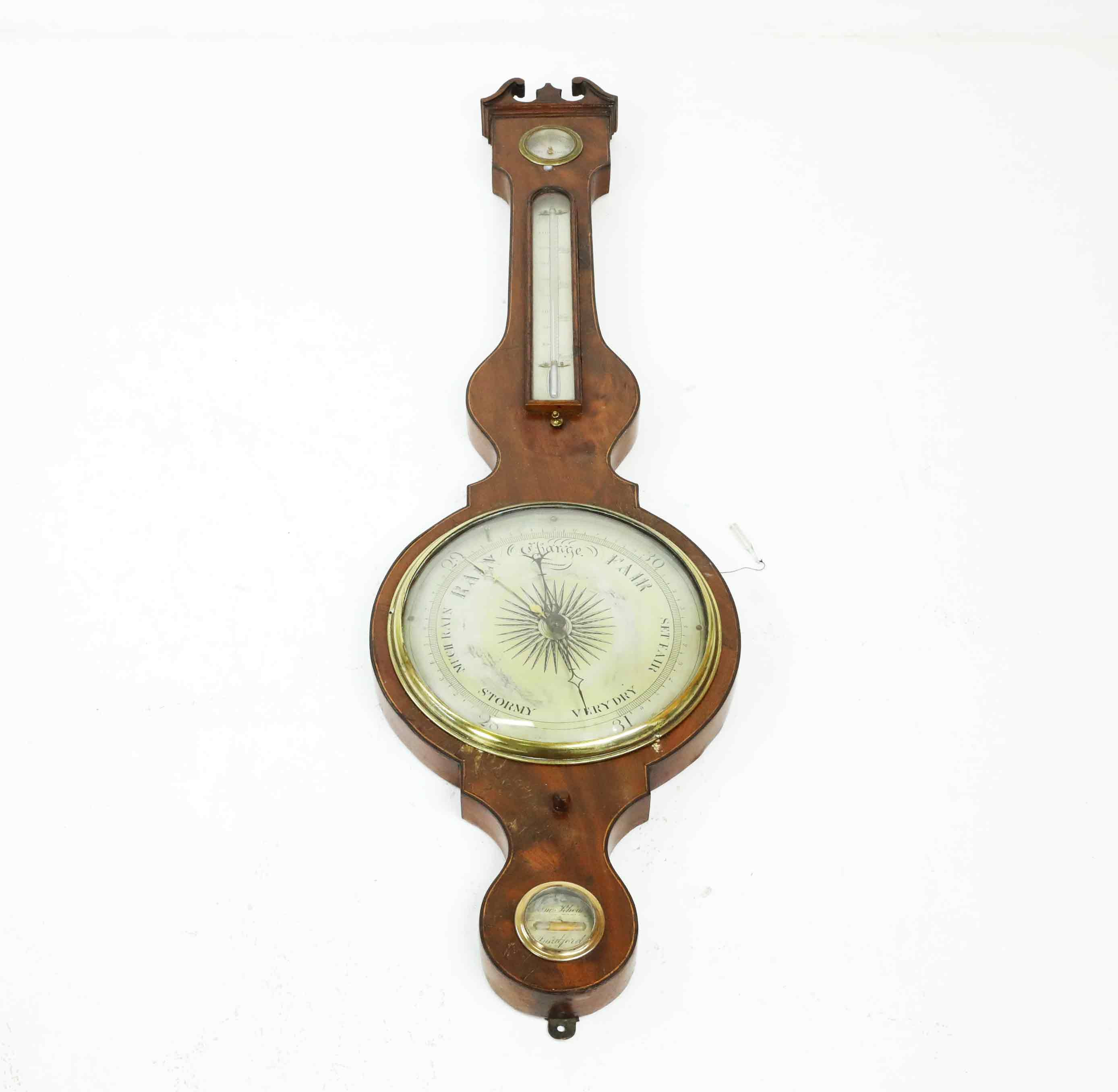 BAROMETER, Sam Rhodes, Bradford, England, 1800-tal.
