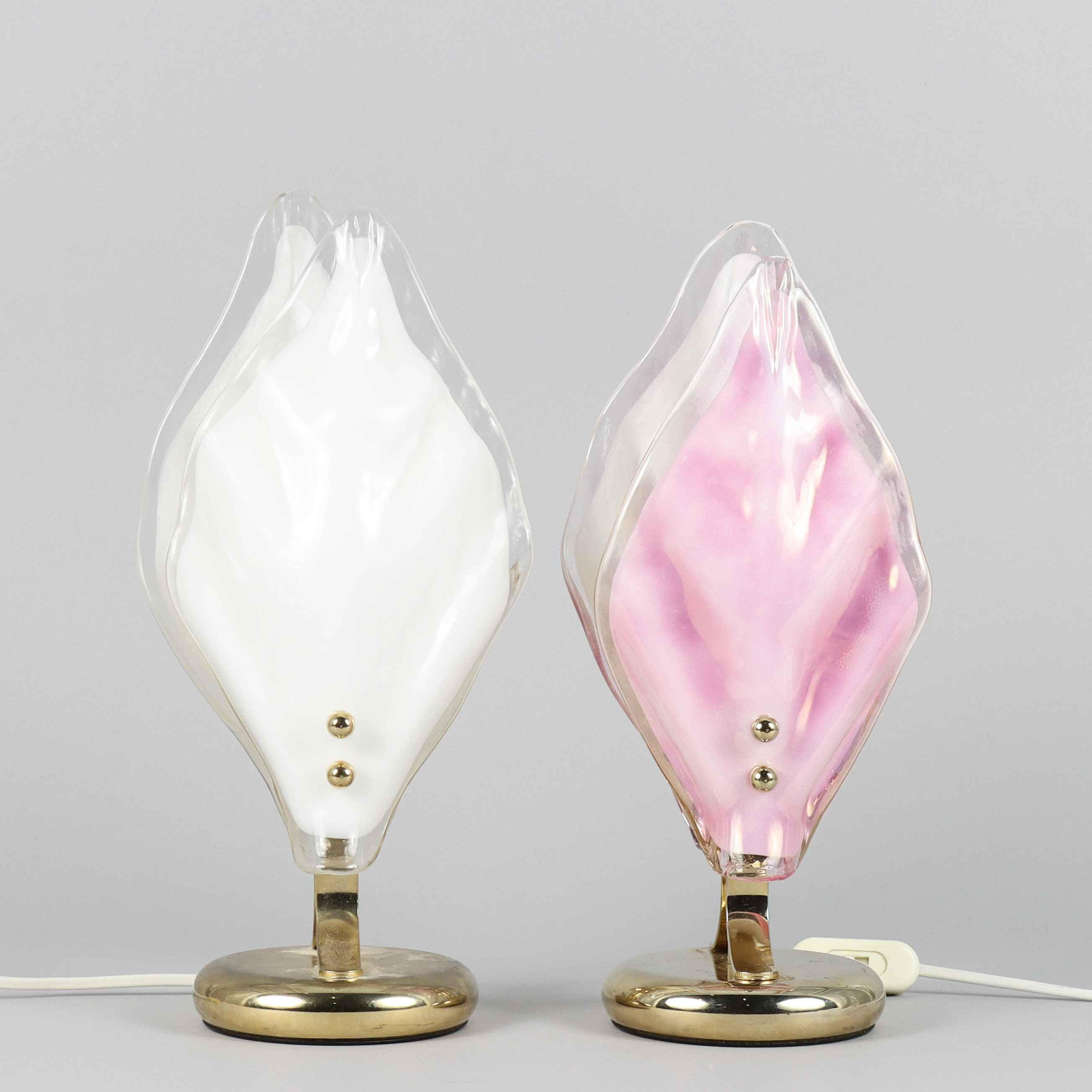 BORDSLAMPOR 2 stycken, RAF, Reijmyre Armaturfabrik.