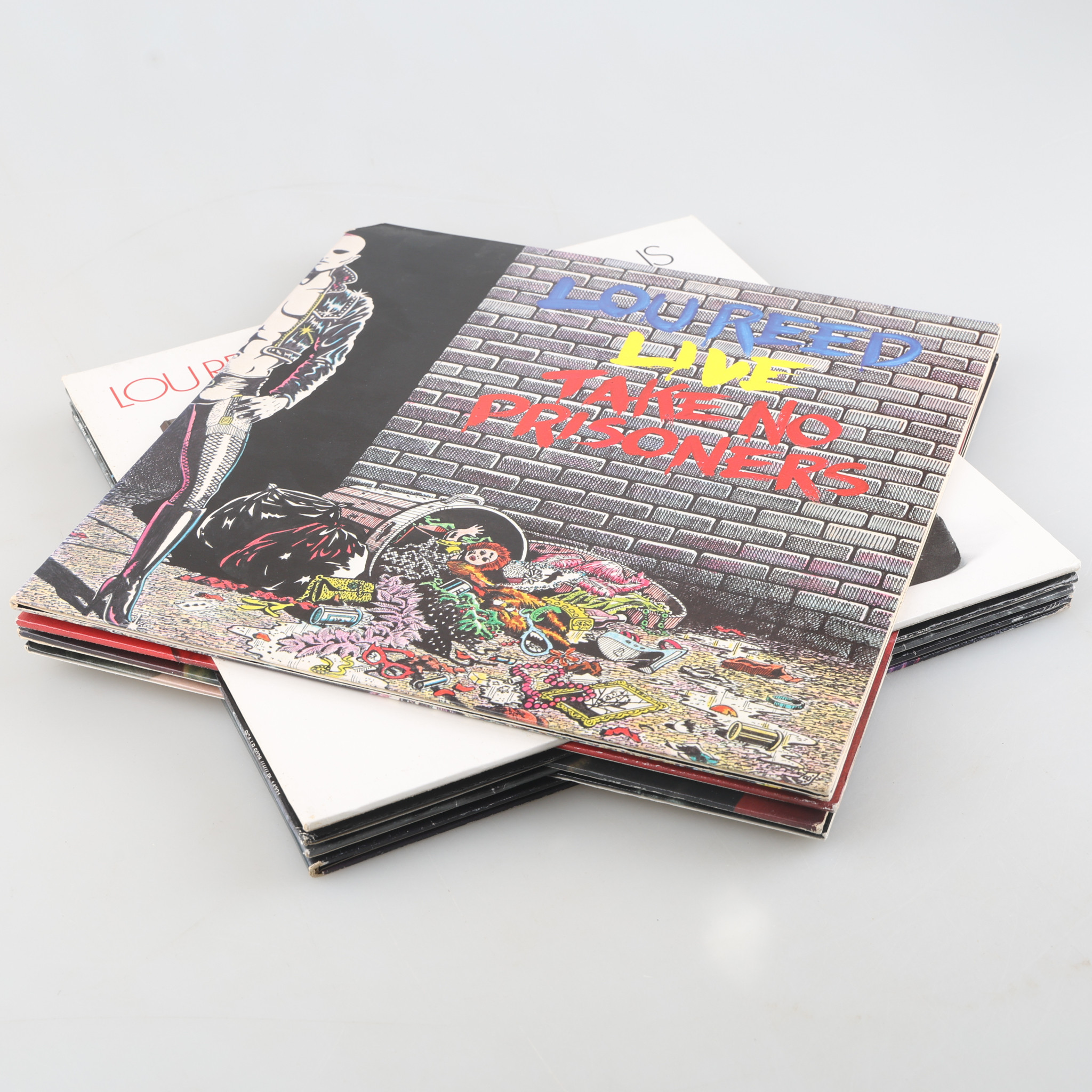 LOU REED. Vinylskivor, 8 stycken, rock.