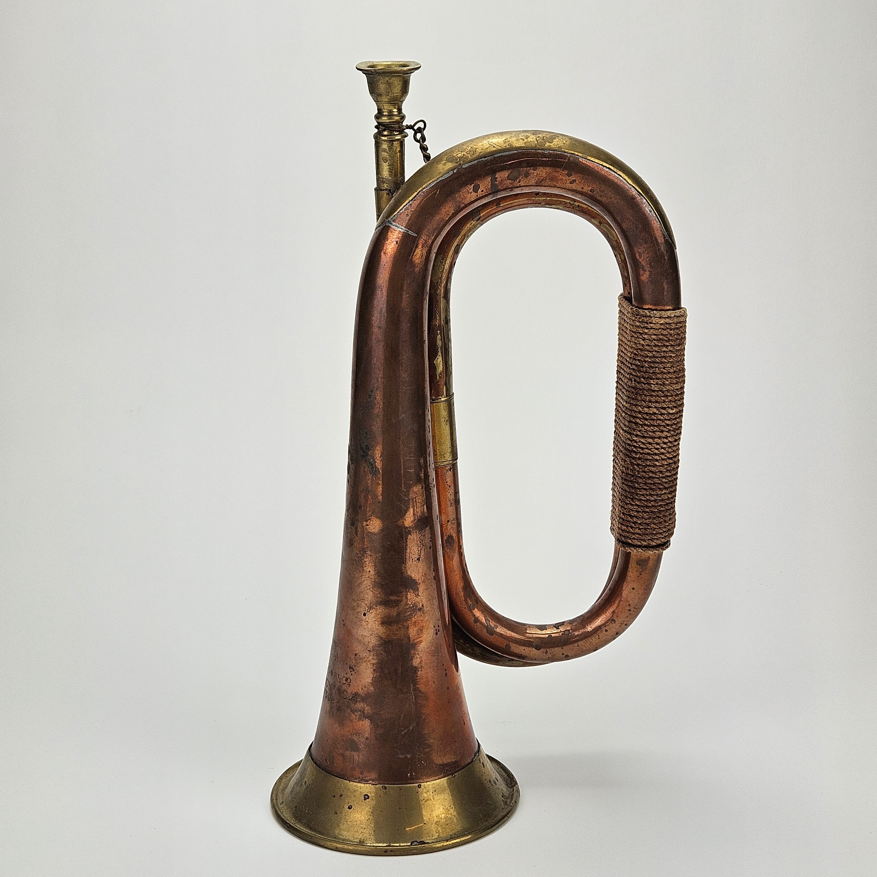 SIGNALHORN, koppar och mässing, Besson & Co, London.