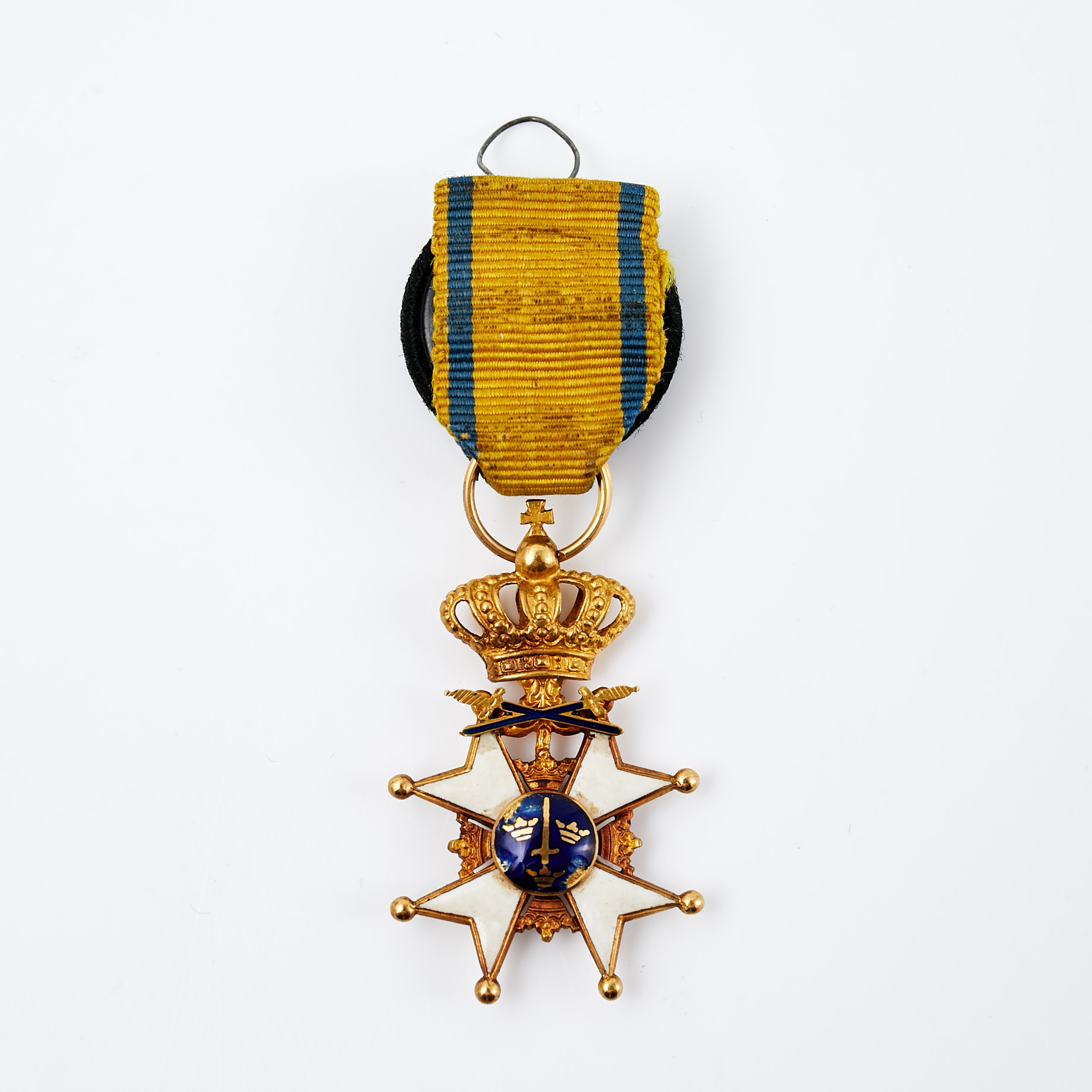 SVÄRDSORDEN. miniatyr, riddare av första klassen.