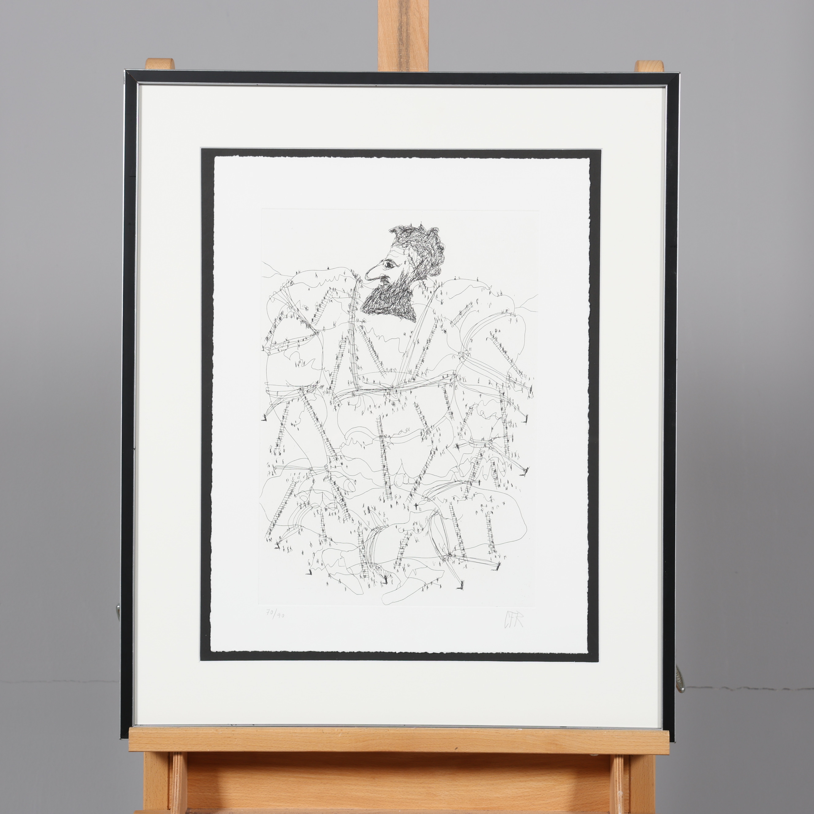 CARL FREDRIK REUTERSWÄRD. ETSNING, signerad samt numrerad 70/90.