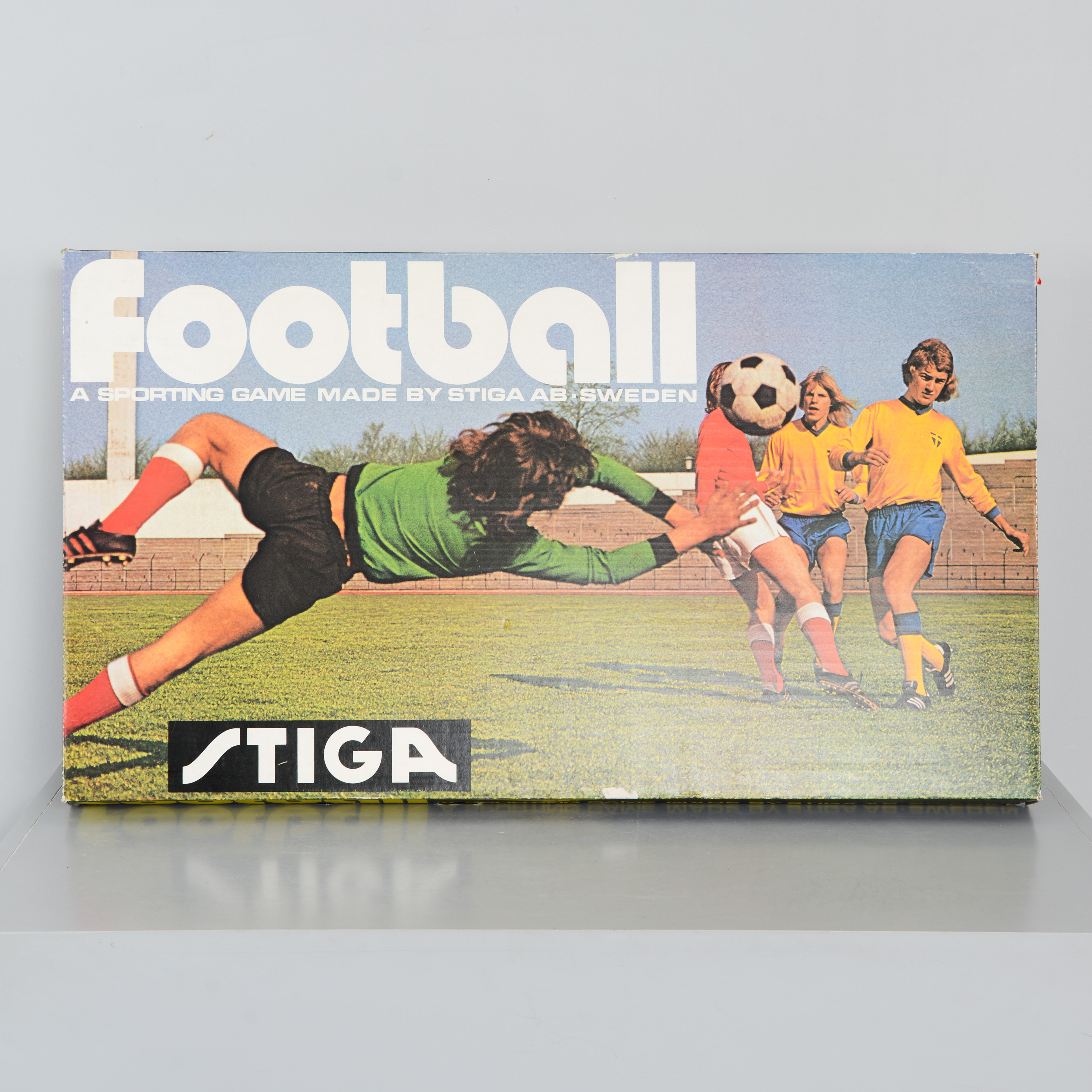 FOTBOLLSSPEL, plast, Stiga, 1970-tal.