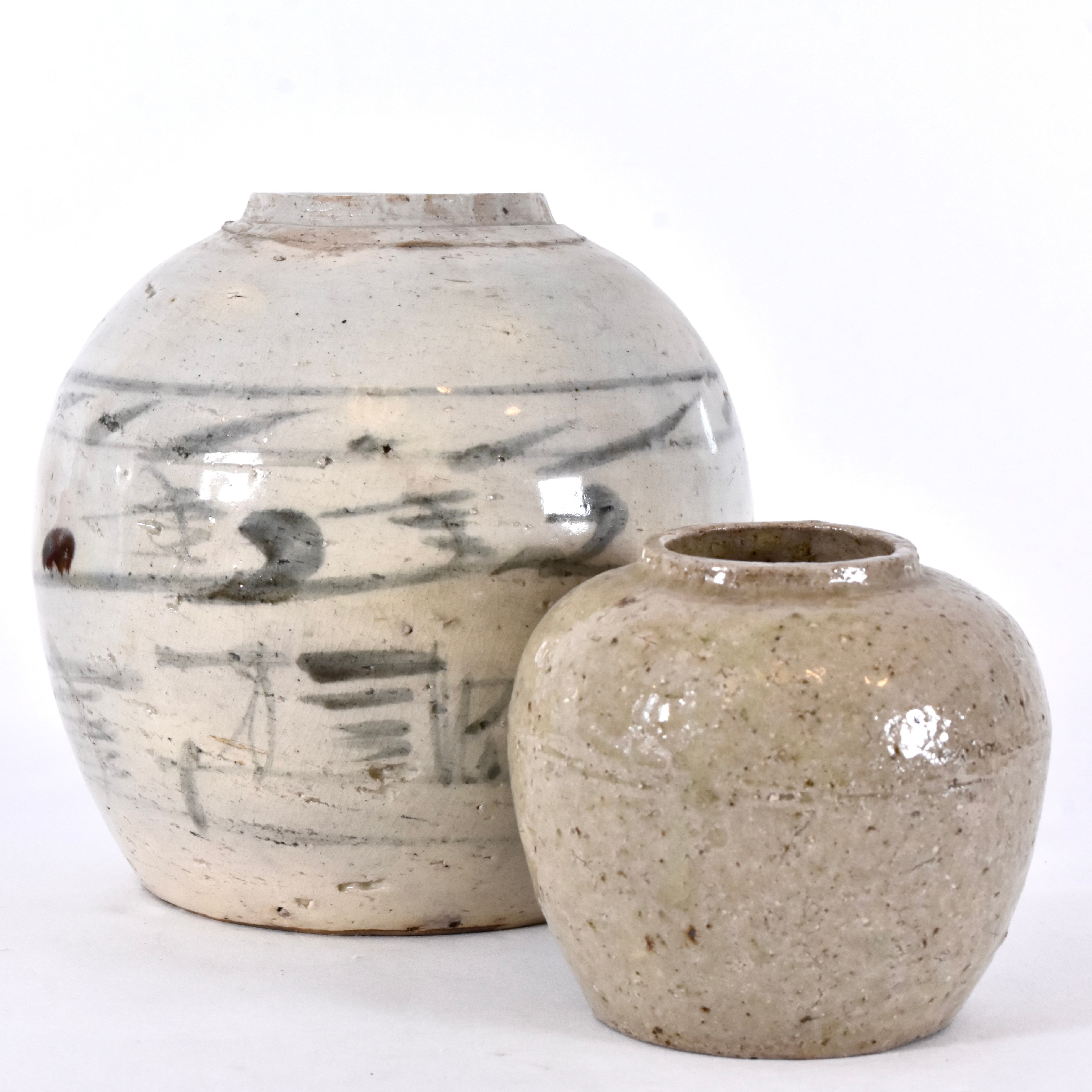 BOJANER, 2 st, porslin, Kina/Korea, 1800-tal.