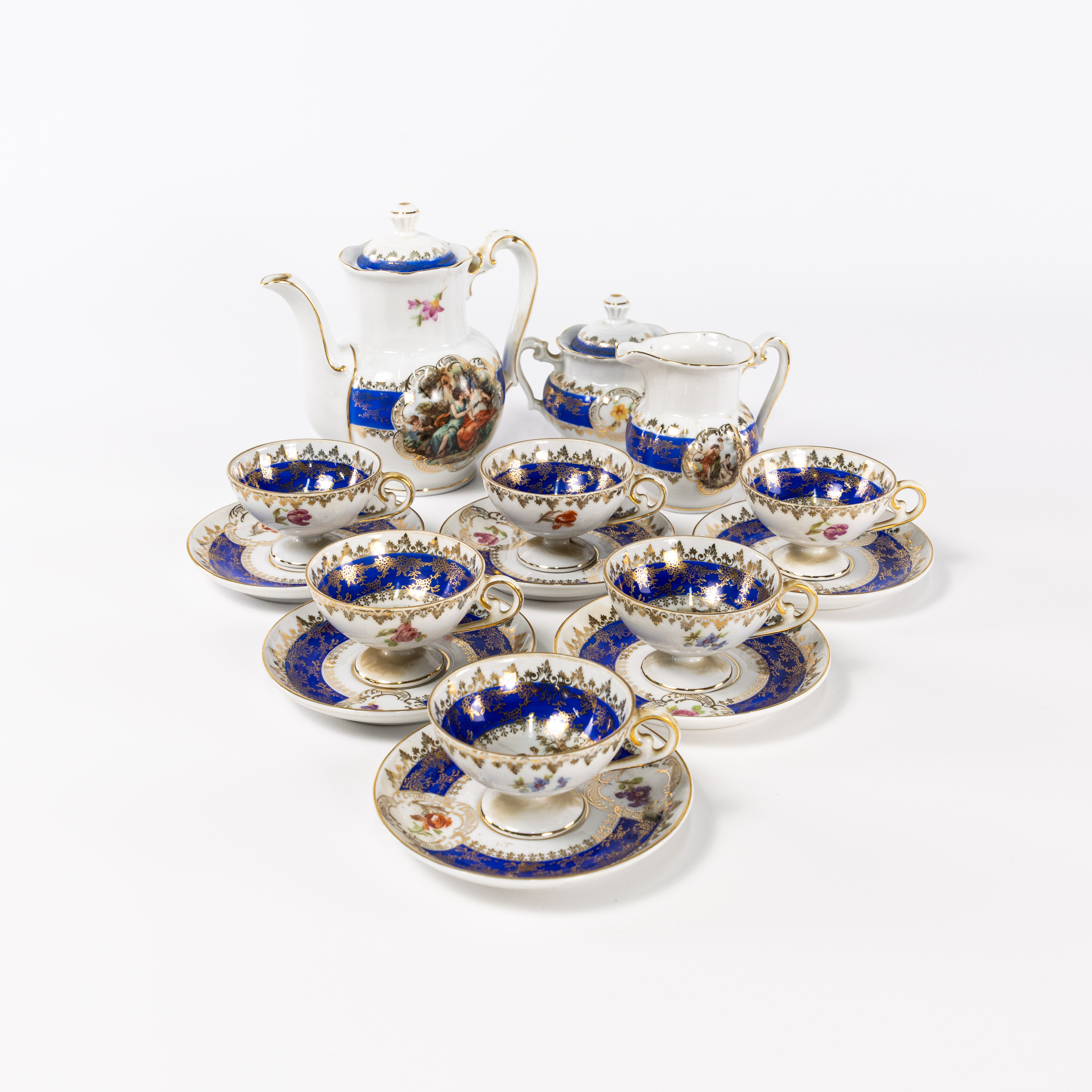 MOCCASERVIS, 15 delar, Oscar Schlegelmilch, Tyskland.