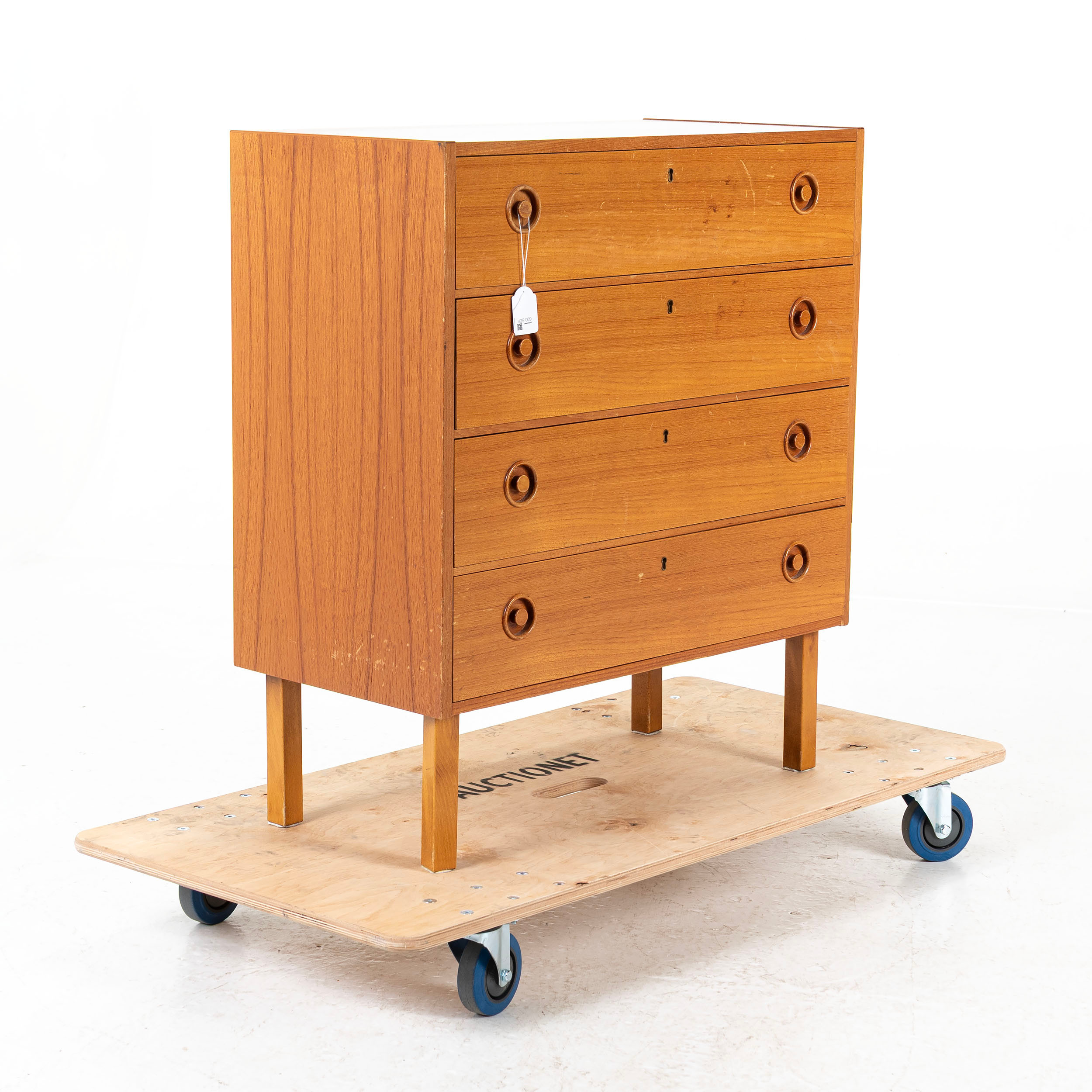 BYRÅ, teak, 1950/60-tal.