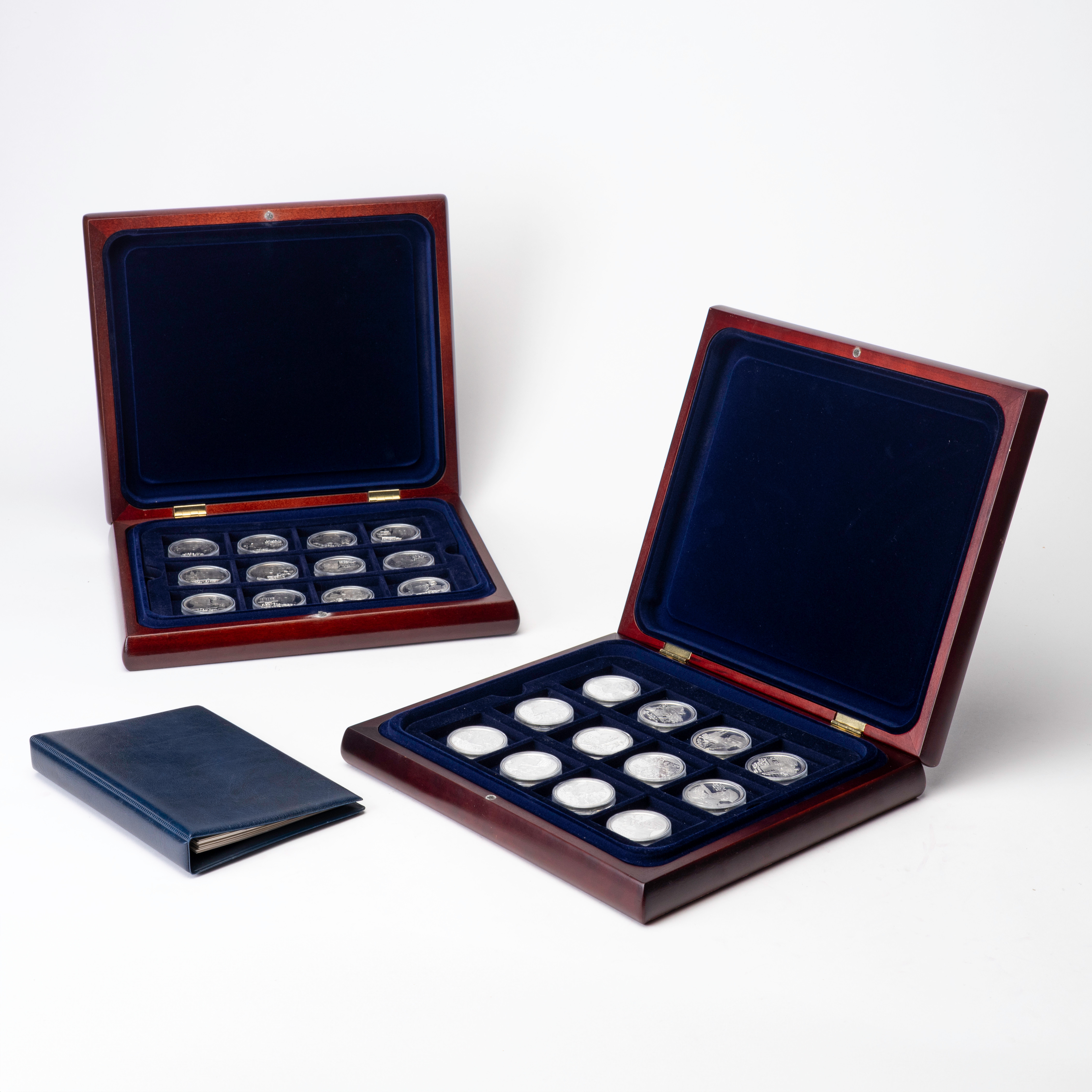 MINNESMYNT, 24 st, sterlingsilver, "Sveriges Regenter".