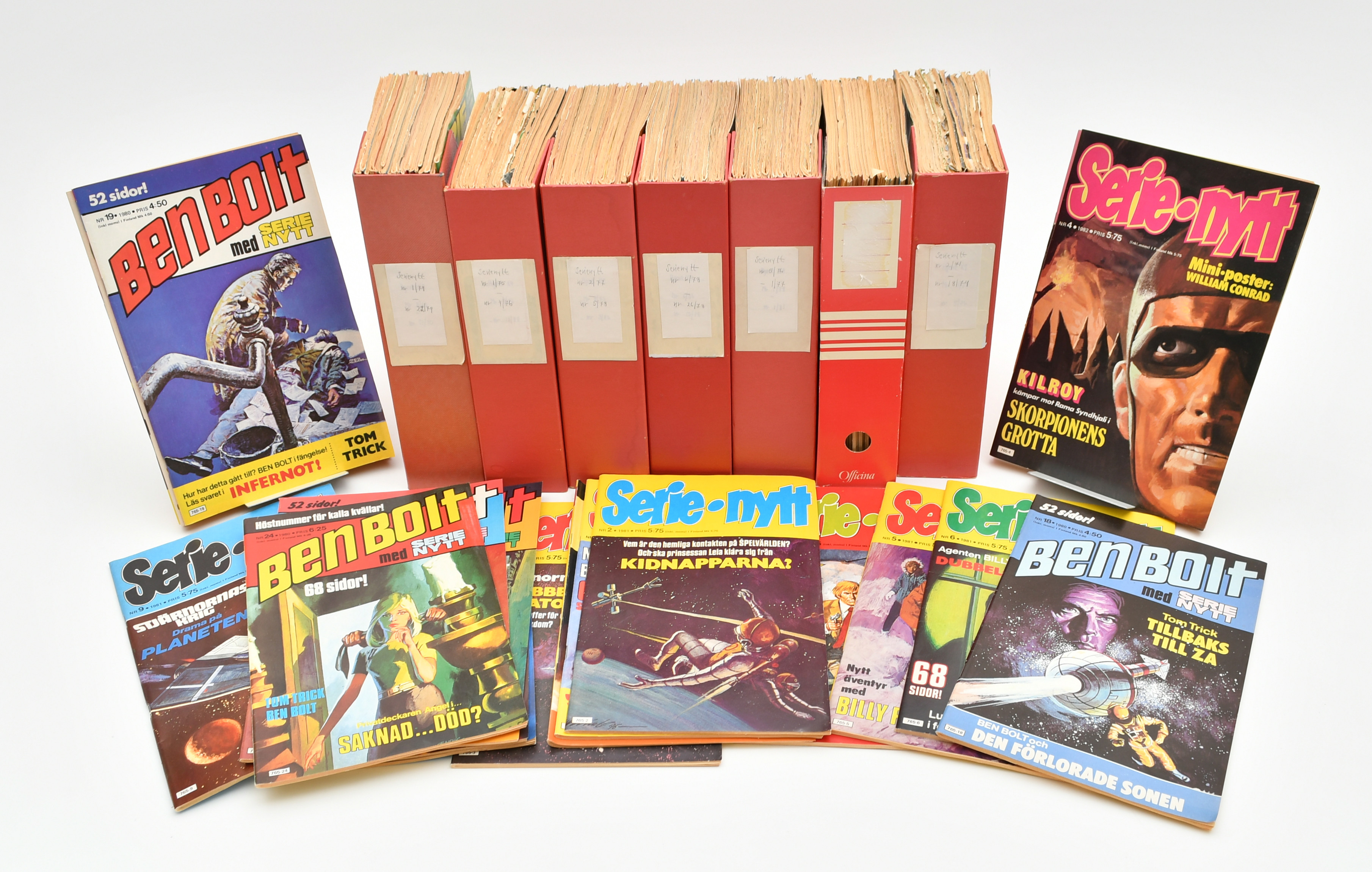 Tidningen Serie nytt. ca 160 volymer.