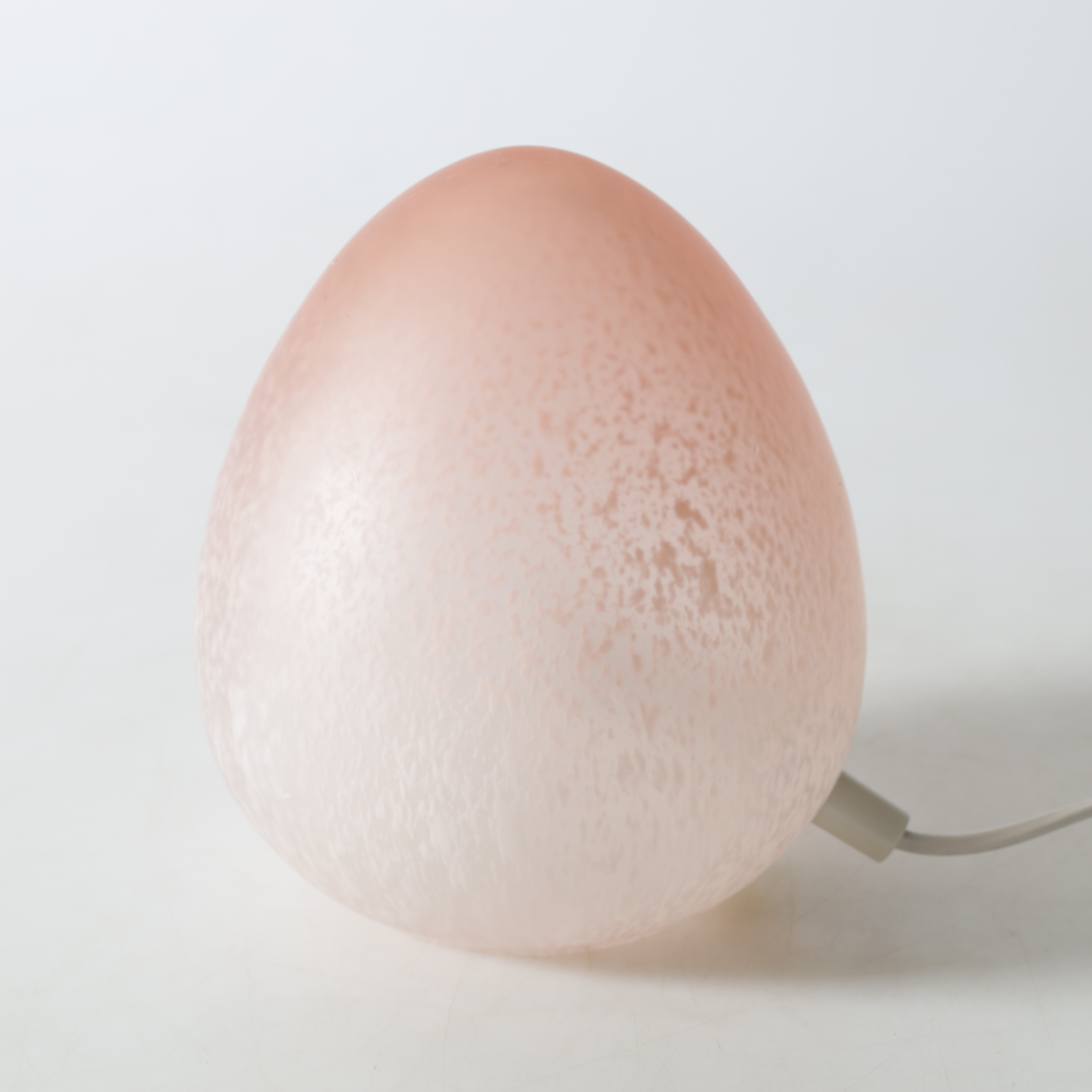 BORDSLAMPA, melerat glas, Lamp Gustav, 1980-tal.