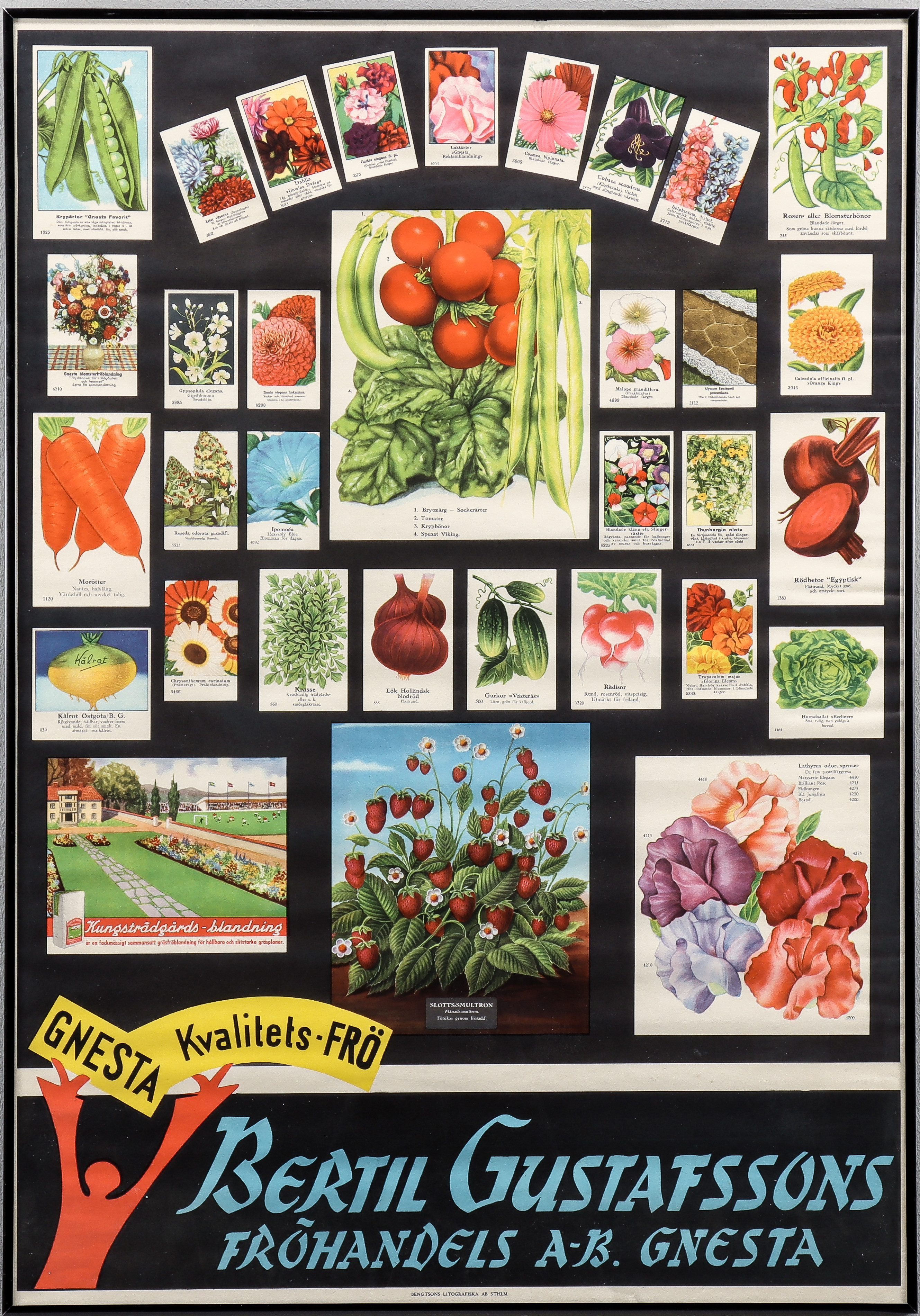 REKLAMAFFISCH Bertil Gustafssons Fröhandels AB.