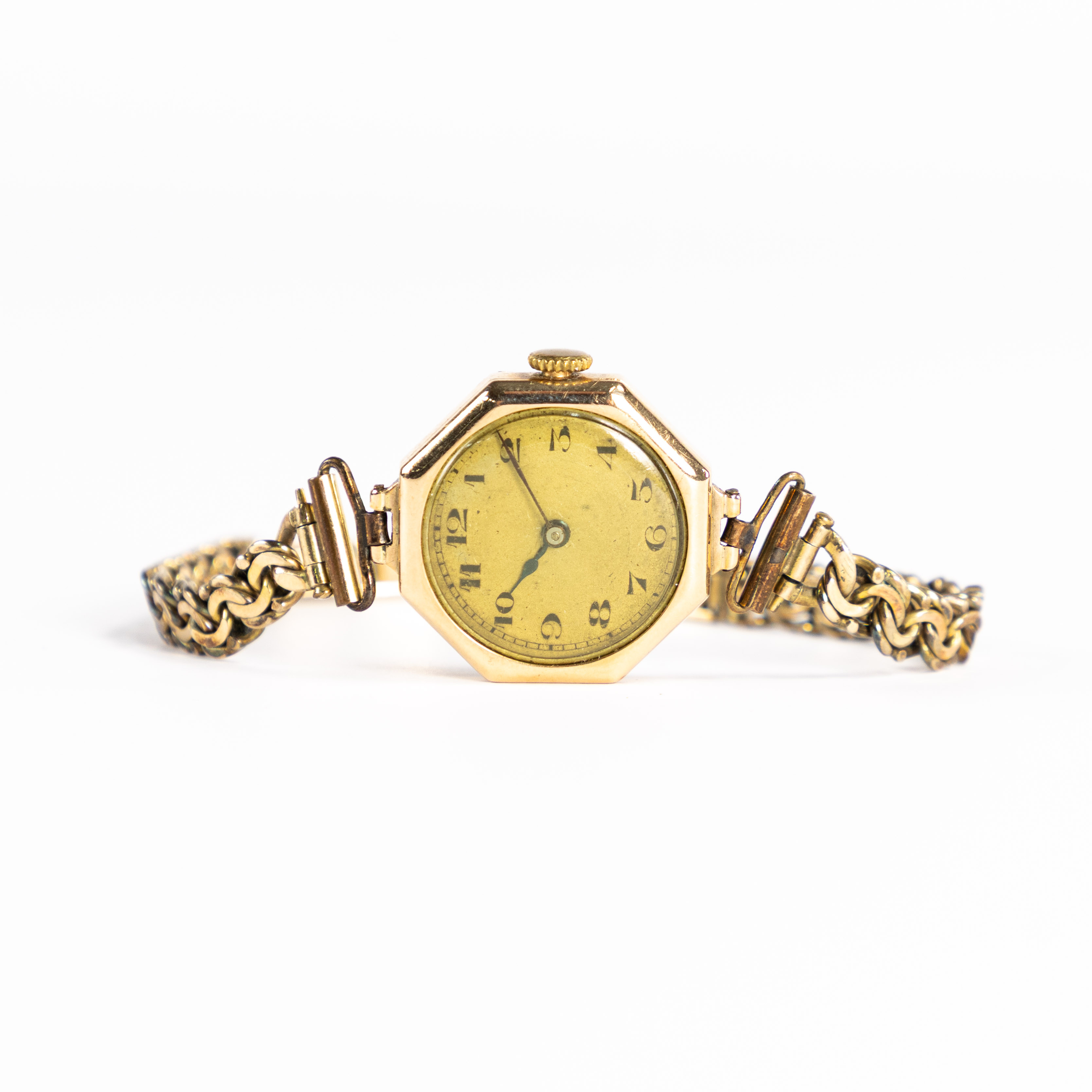 Damarmbandsur, 23,5 mm, 14k guld.