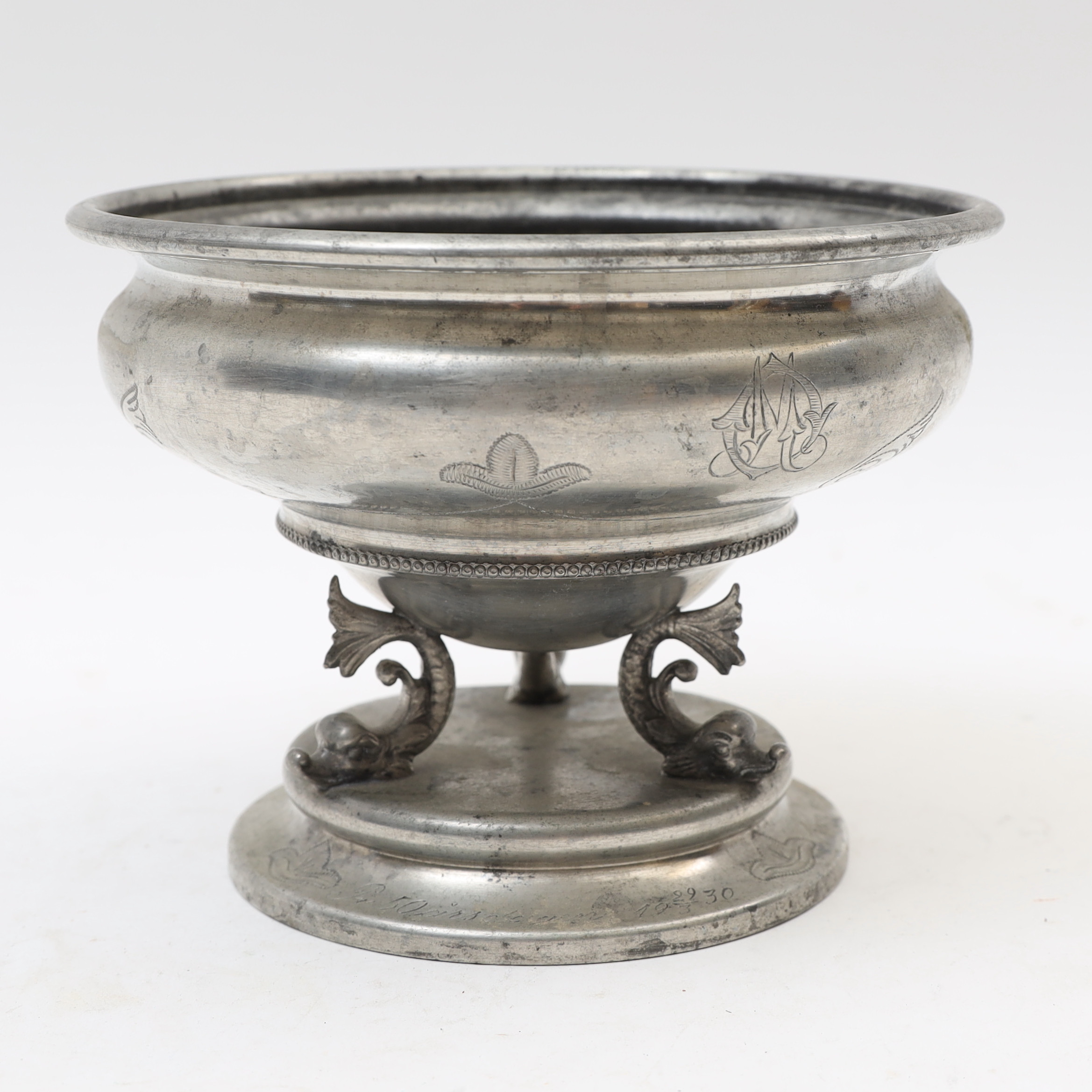 SKÅL, tenn, 1953, art deco stil.