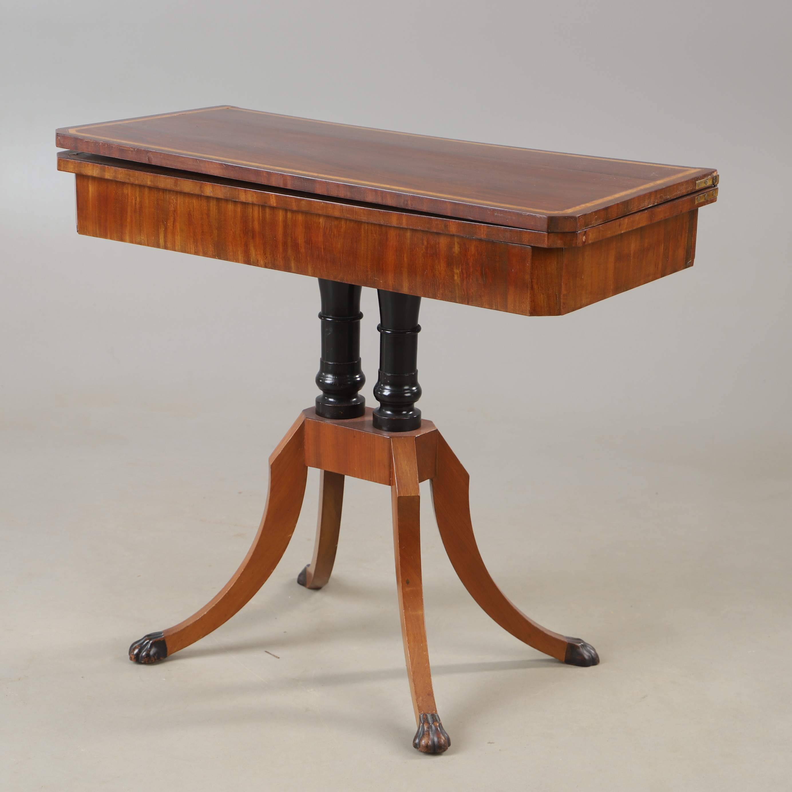 SPELBORD, mahogny, tidigt 1900-tal.