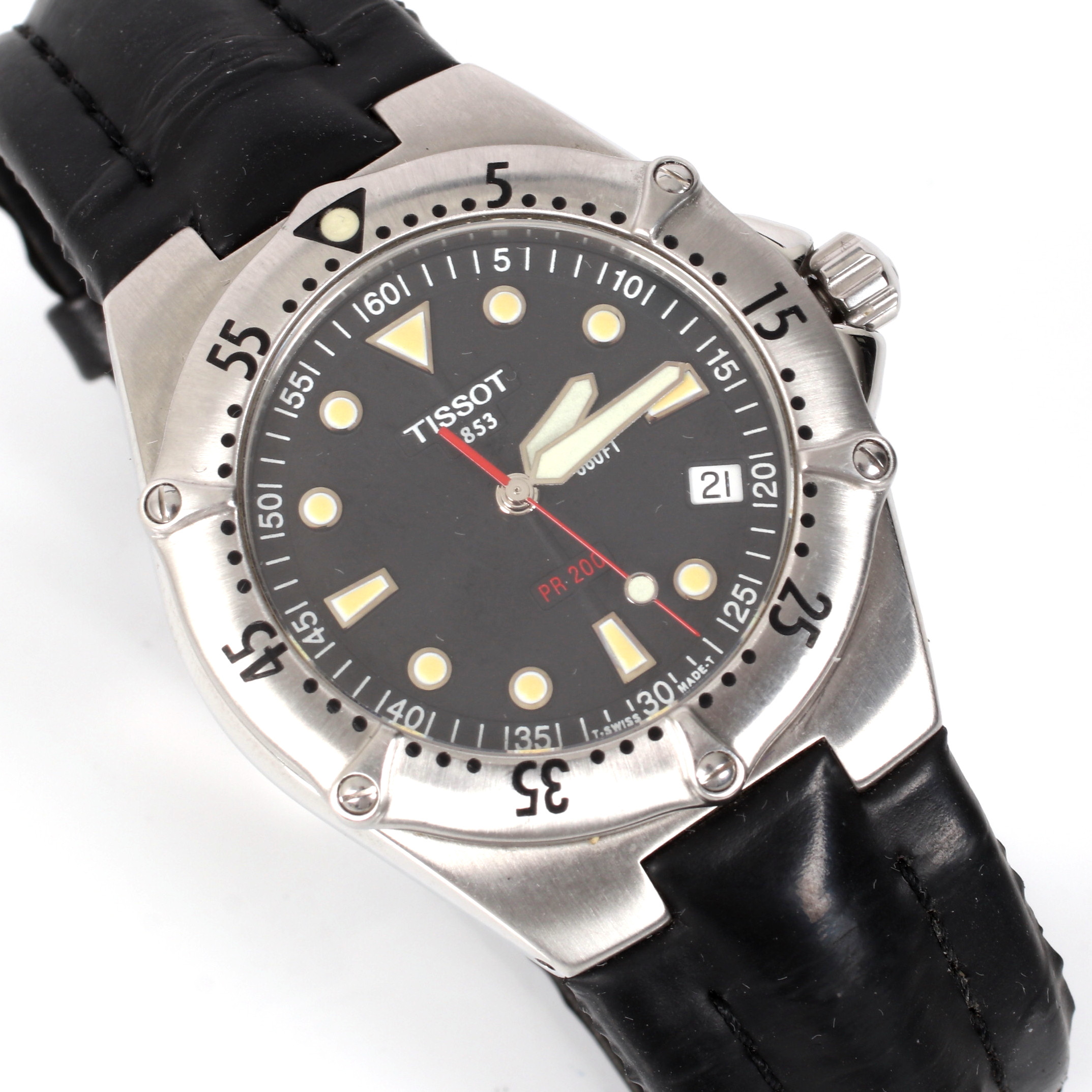 ARMBANDSUR, stål, quartz, safirglas, datum, Tissot PR 200 Aquatic. 1990-tal.