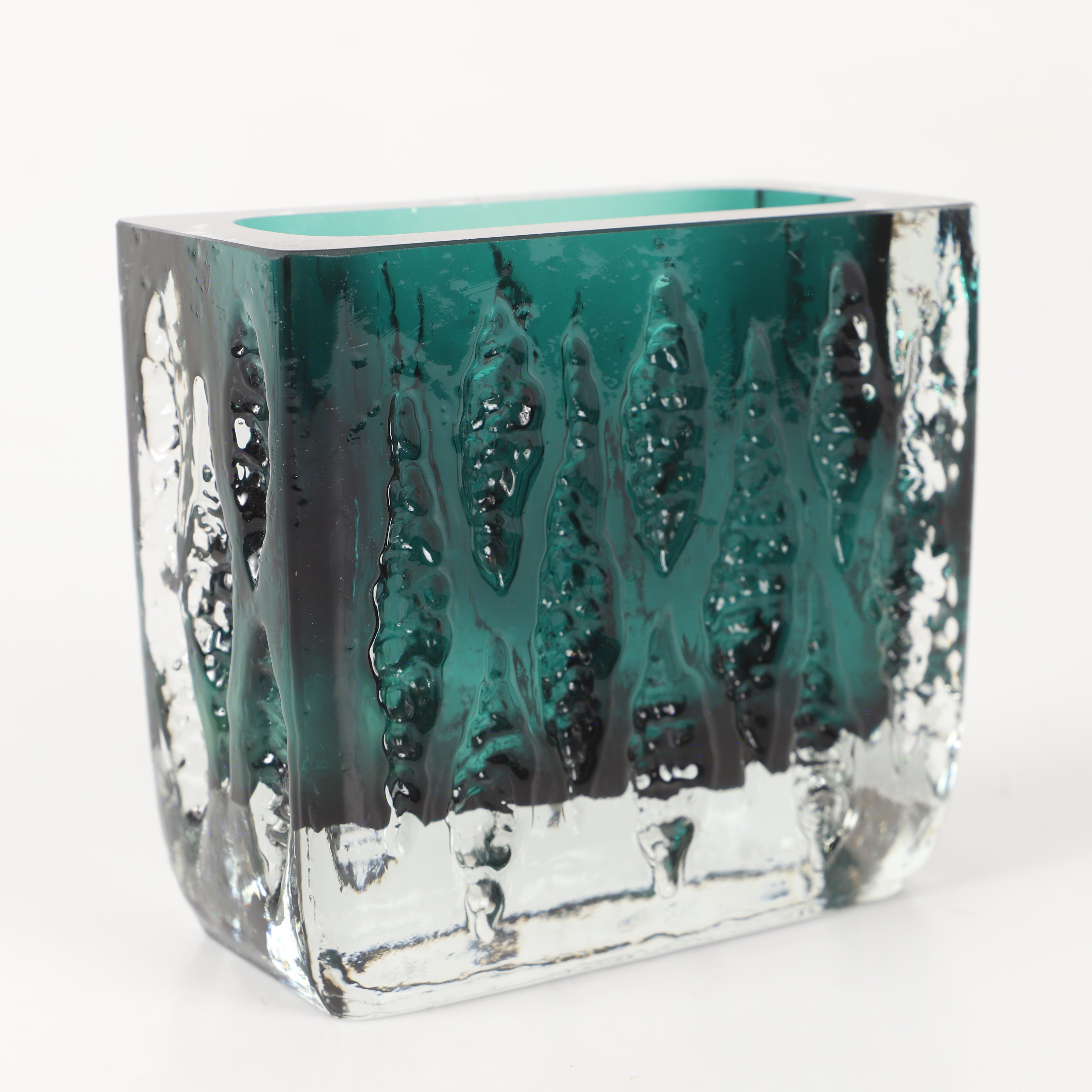 KURT WOKAN. Vas, glas, Ingrid Glashütte, Tyskland, 1970-tal.