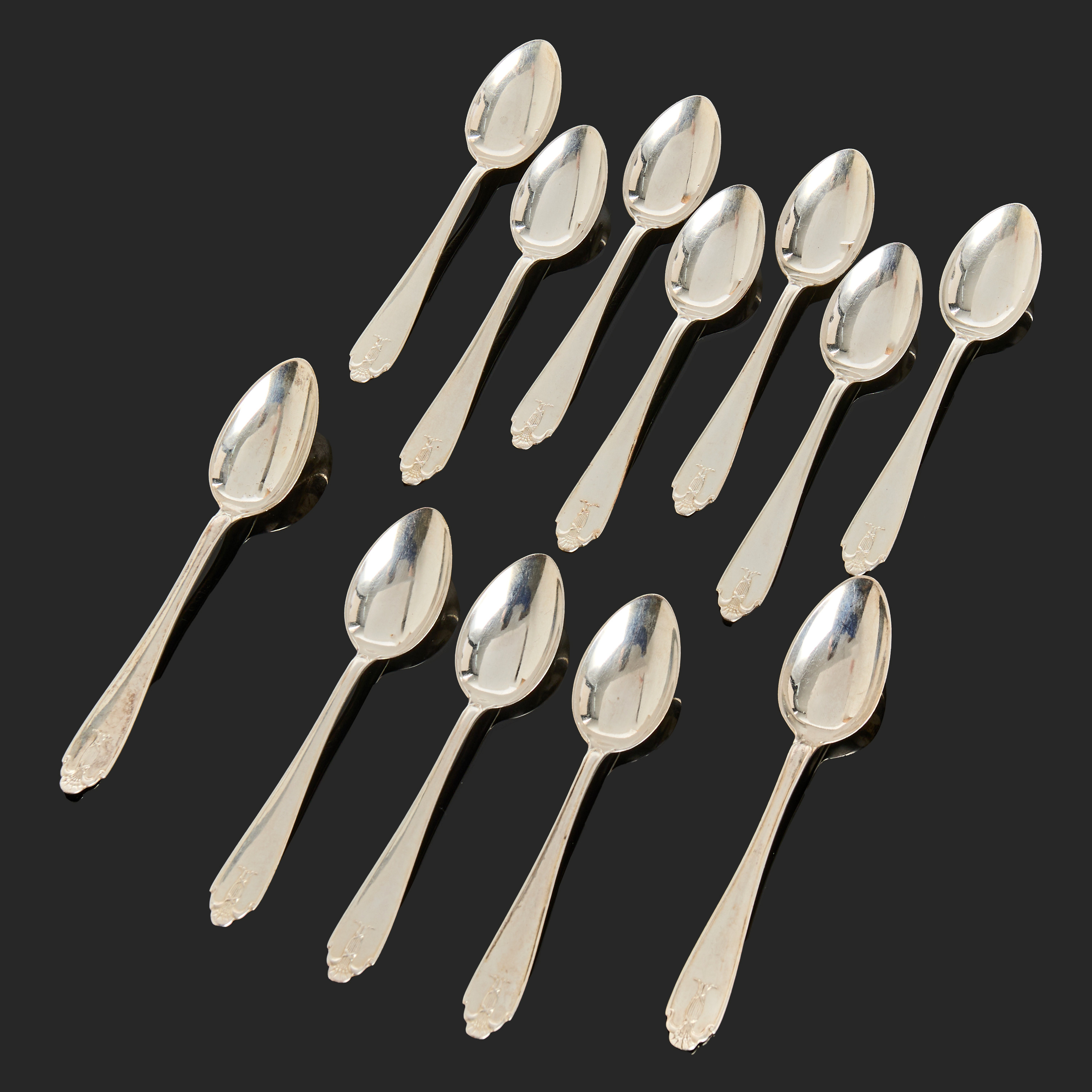 TESKEDAR, 12 st, silver, "Vasa", 1930-tal, GAB, Stockholm.