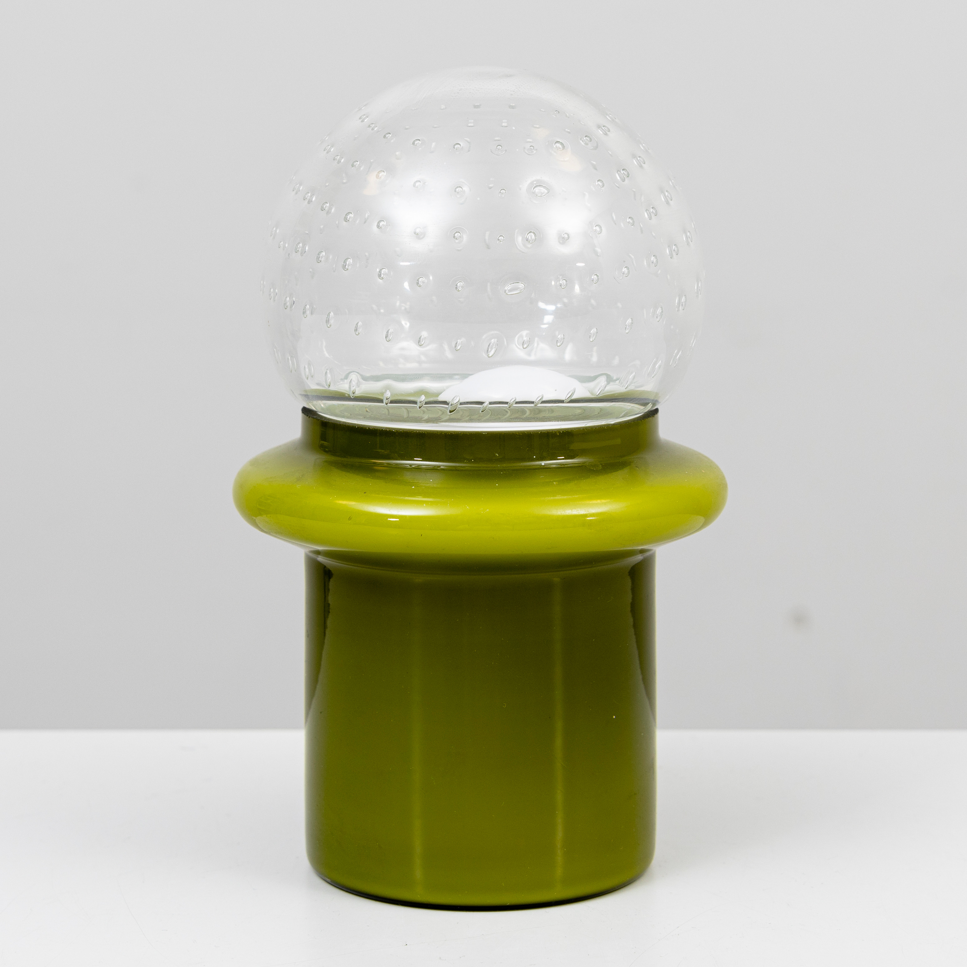 BORDSLAMPA, tvådelad, Flygsfors, 1970-tal.