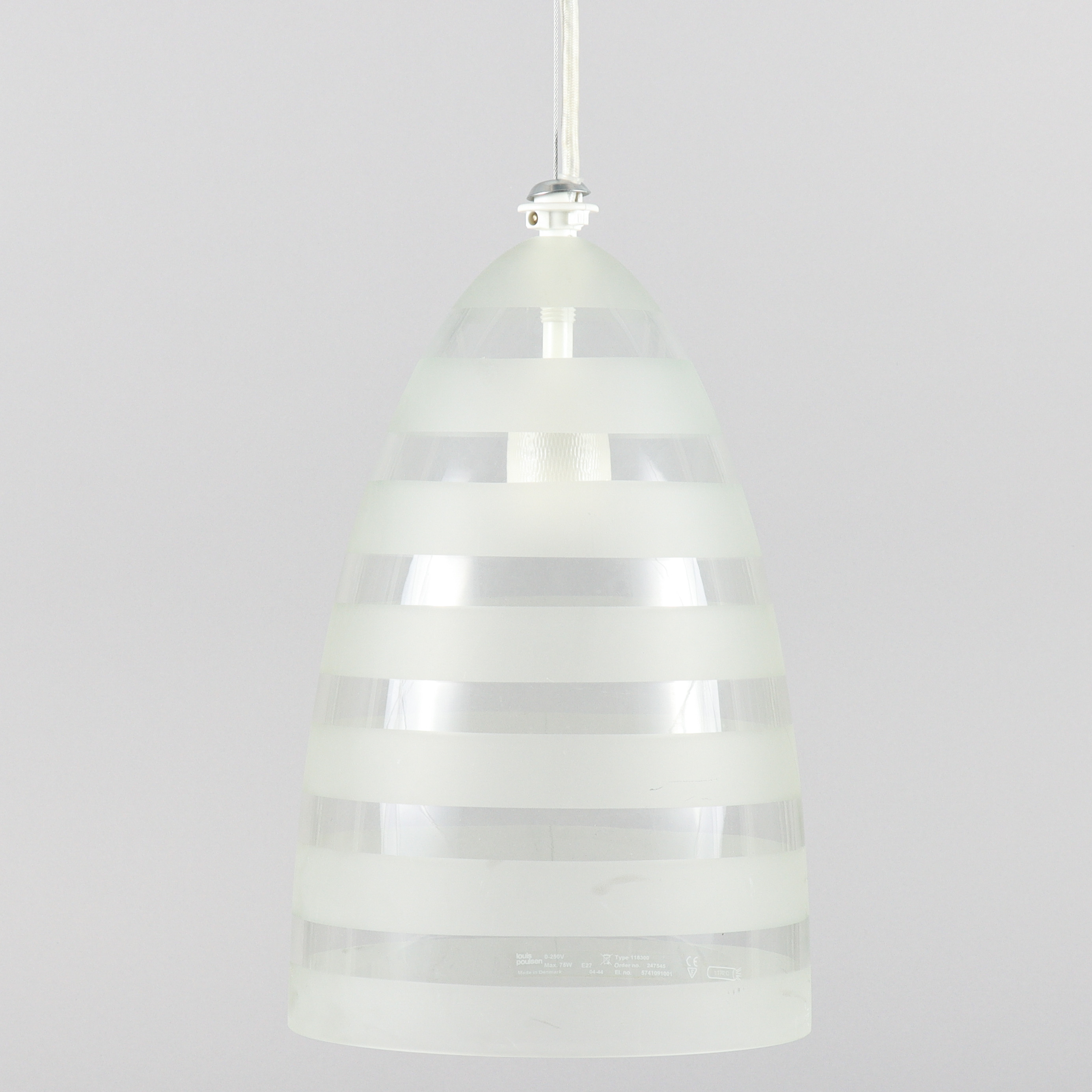 TAKLAMPA "Campbell", Louise Campbell, Louis Poulsen, glas.