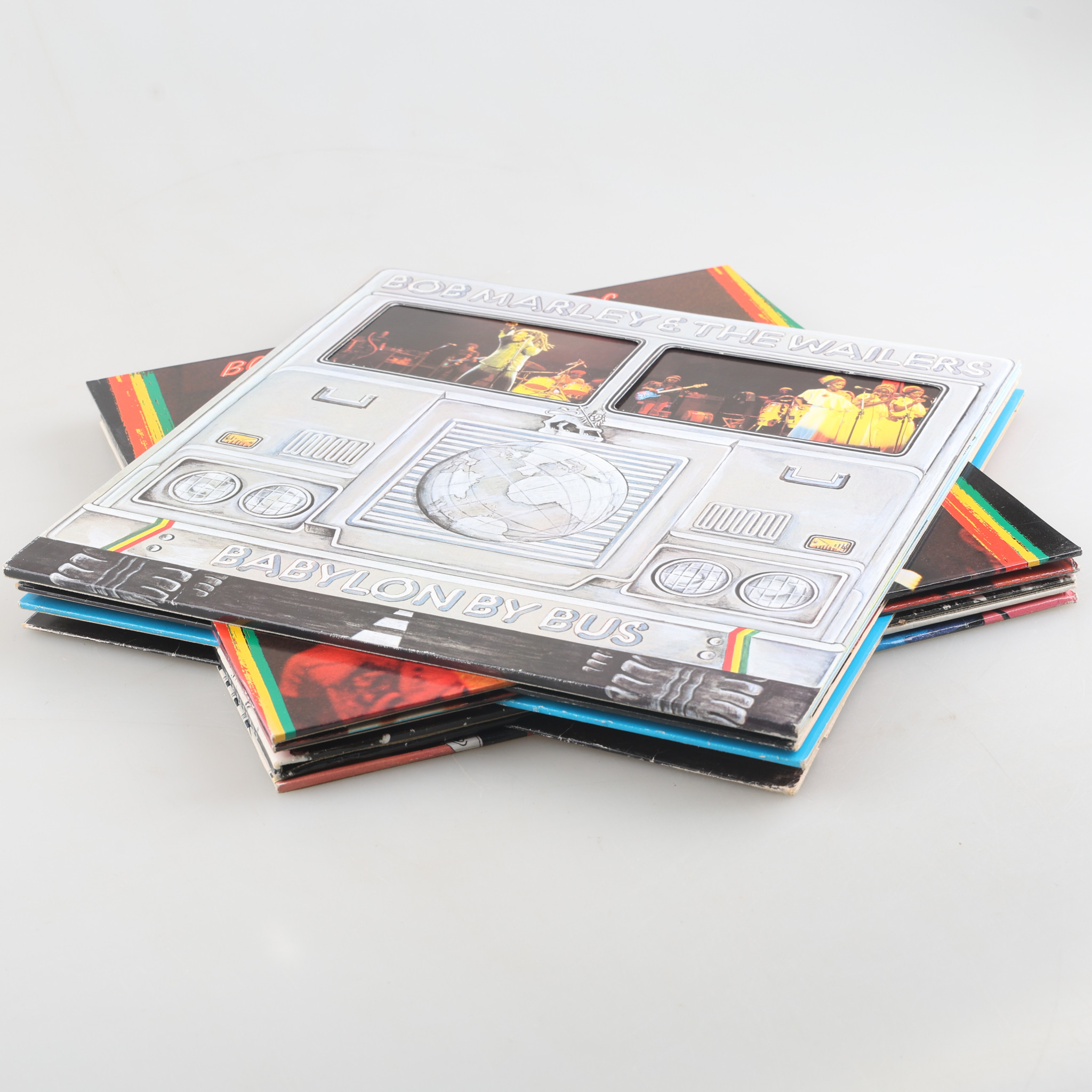 VINYLSKIVOR, 8 stycken, Reggae, bl.a Bob Marley.