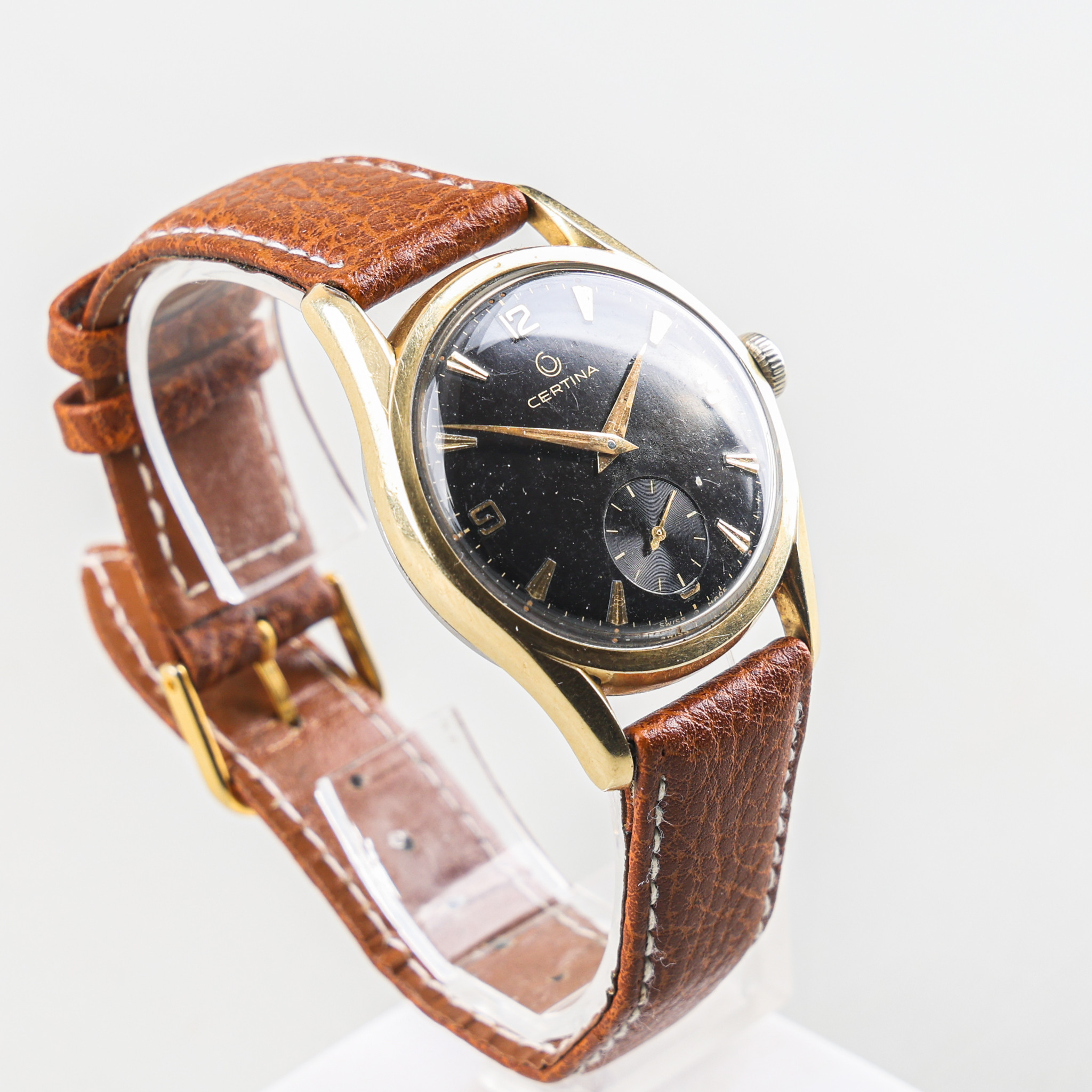 ARMBANDSUR, Certina, 1953, waterproof, Swiss made, logga i blockbokstäver.