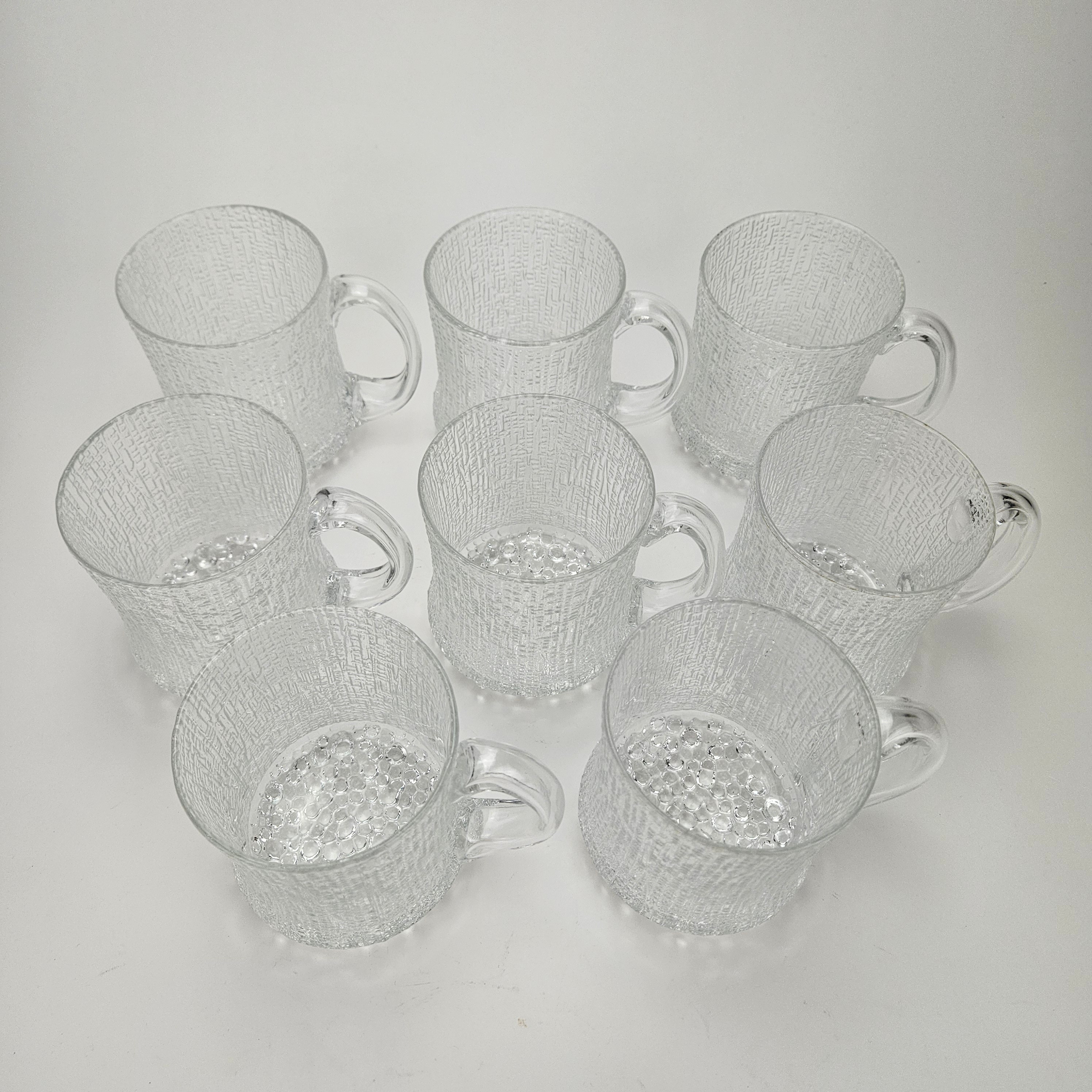 TAPIO WIRKKALA. Ölsejdlar, 8 st, "Ultima Thule", Iittala, Finland.