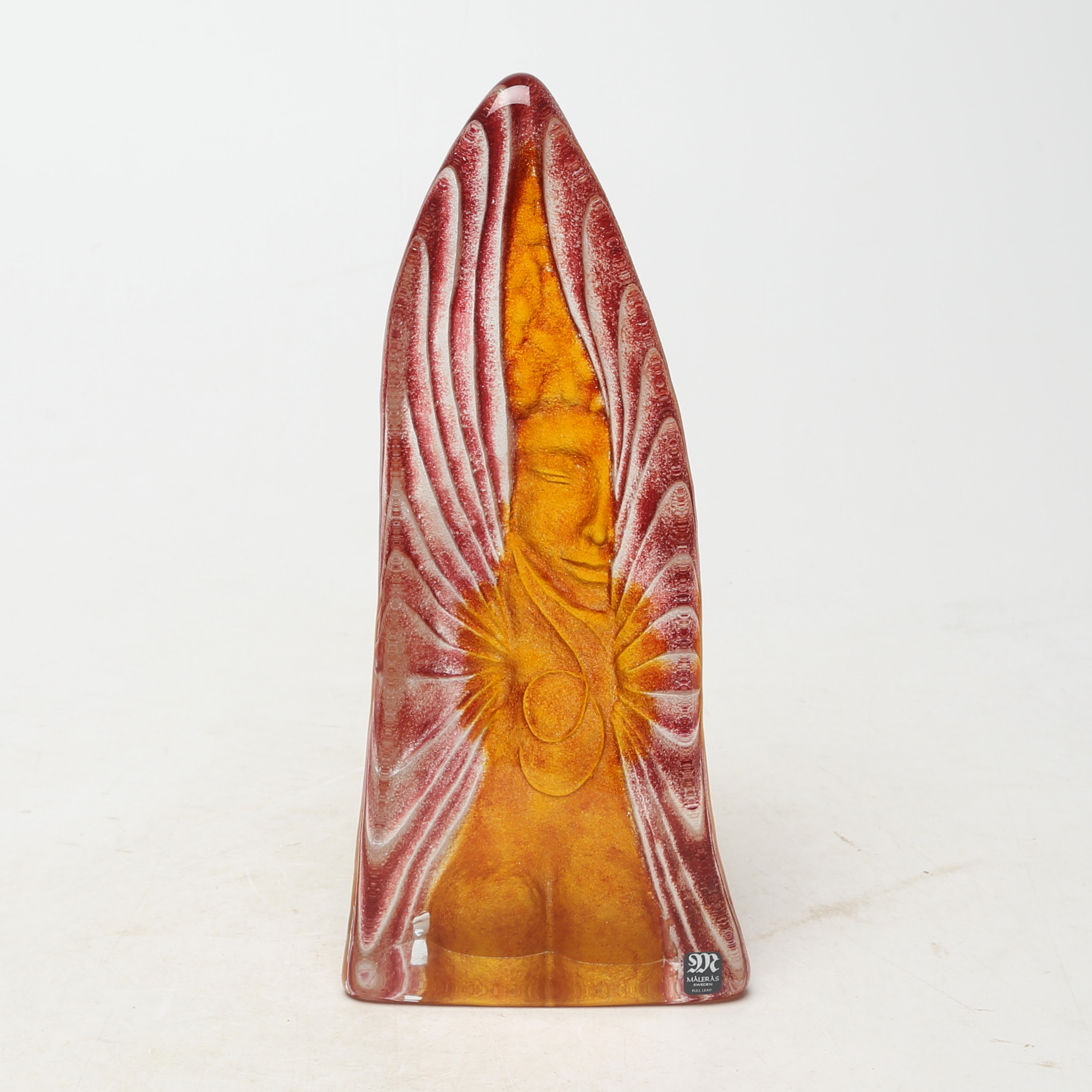 ERIKA HÖGLUND. SKULPTUR, glas, Målerås, signerad.