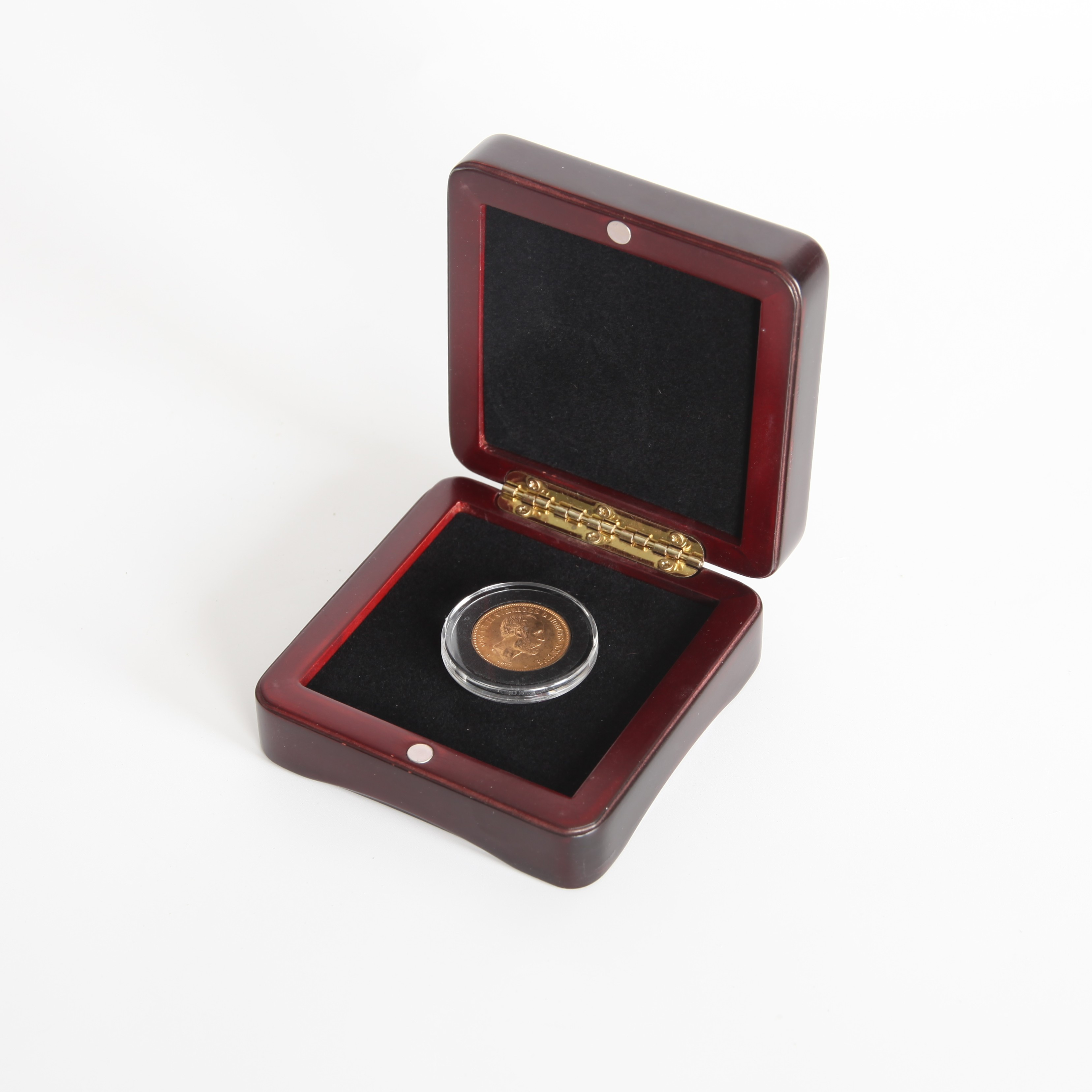 GULDMYNT 21.6K, 20 kr, Oscar II, 1877, Sverige.