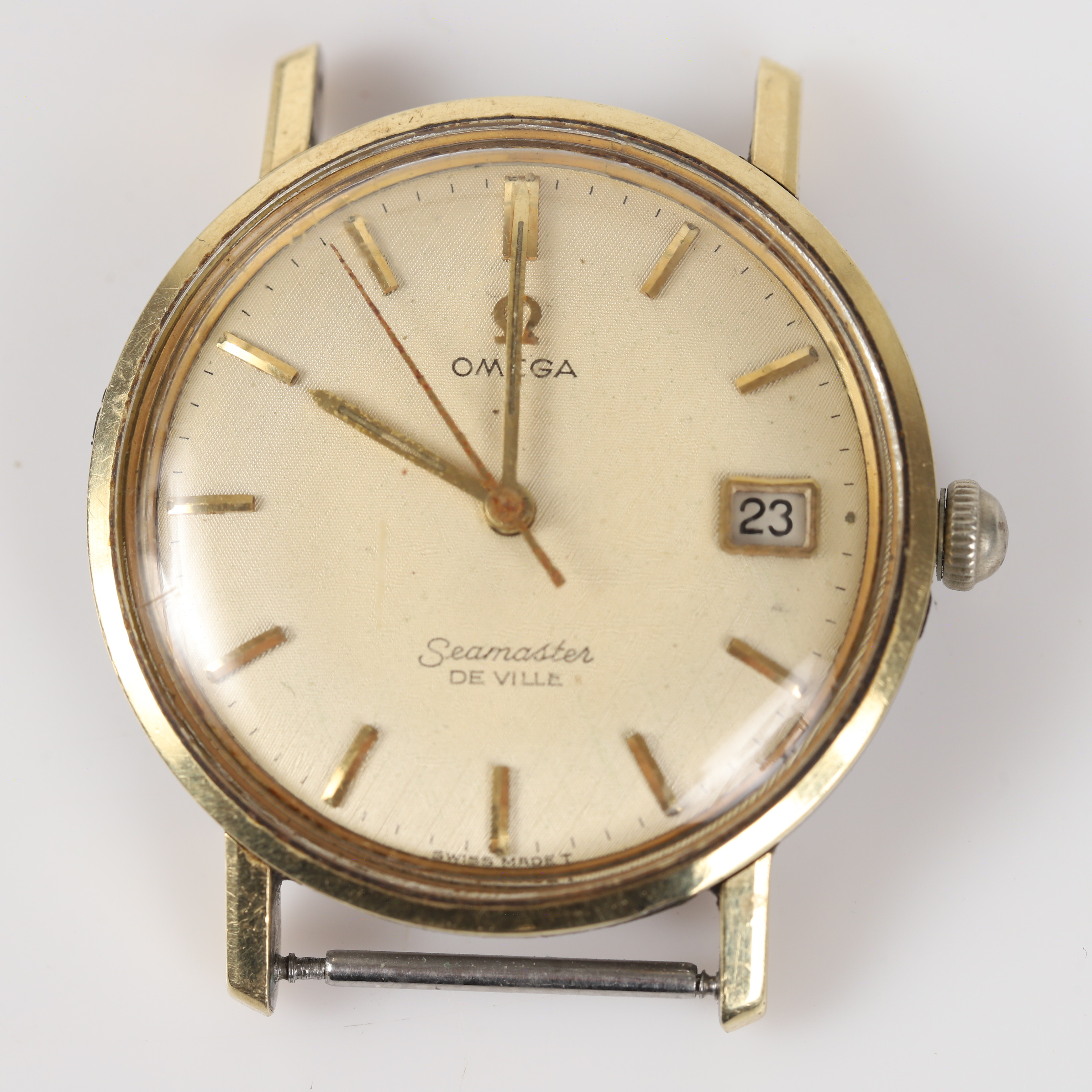 ARMBANDSUR, Omega Seamaster De Ville, guld på stål.