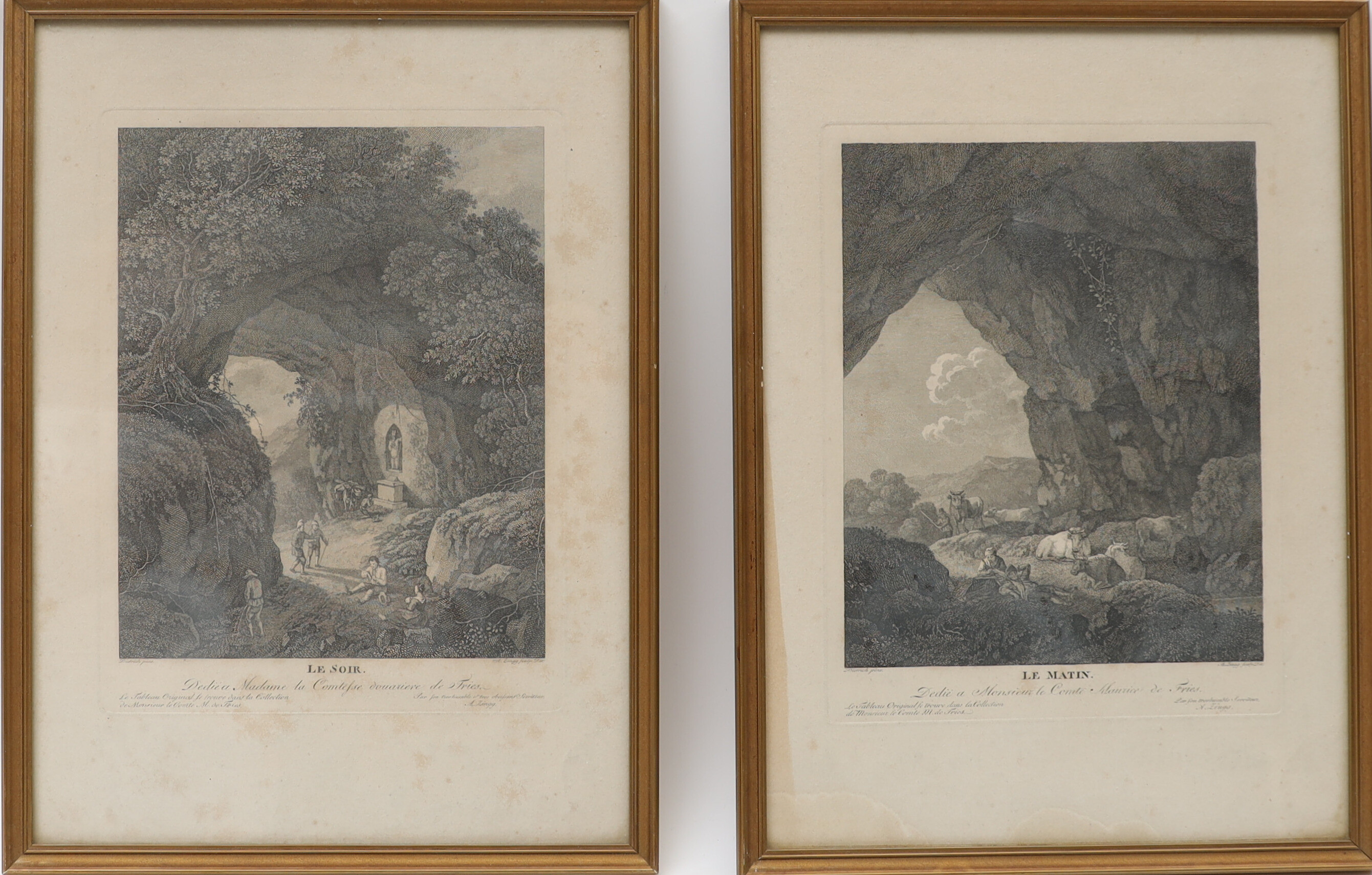 KOPPARSTICK, 2st, efter, Christian wilhelm ernst Dietrich.