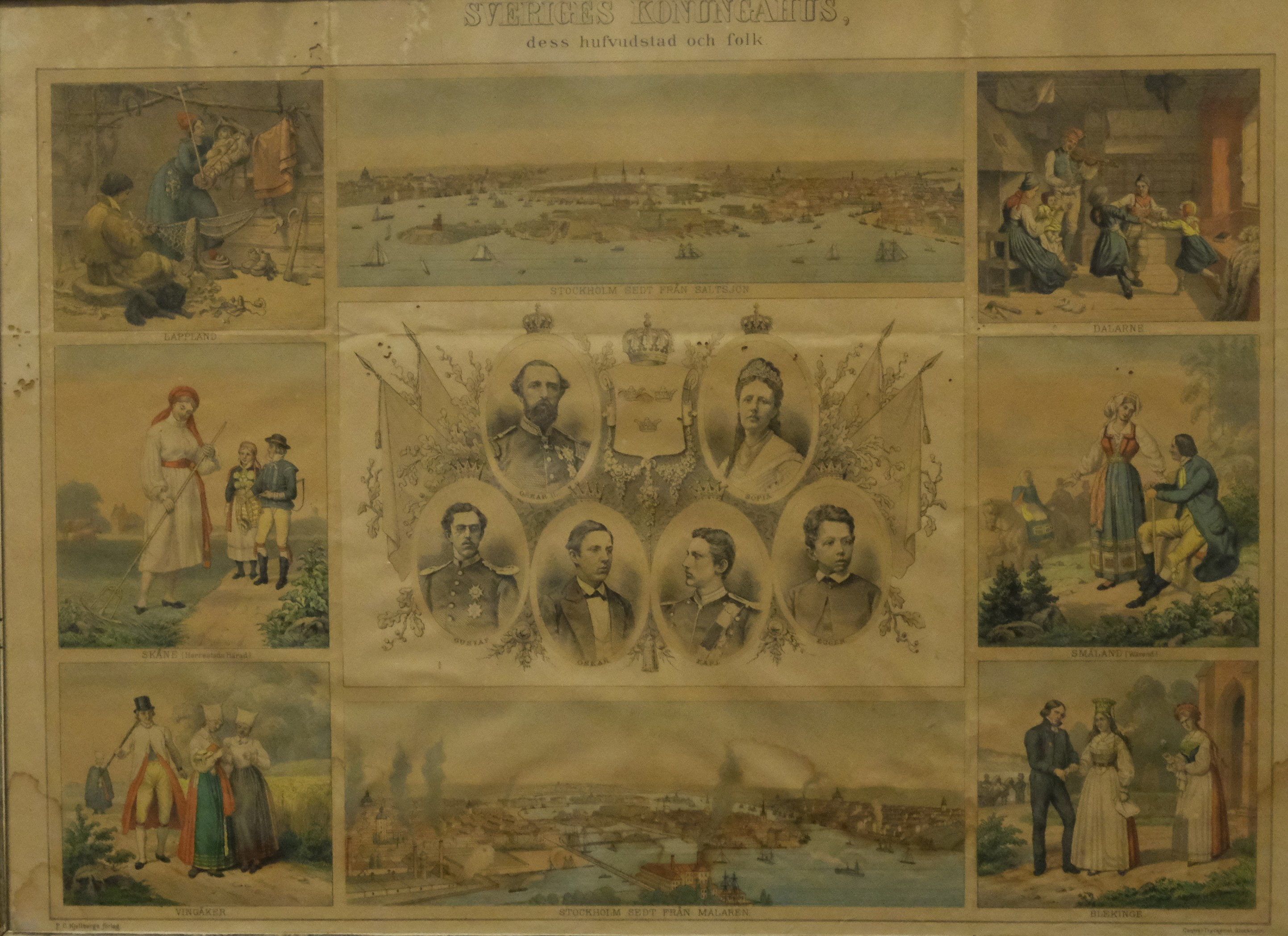 TRYCK, "SVERIGES KONUNGAHUS, DESS HUFVUDSTAD OCH FOLK".