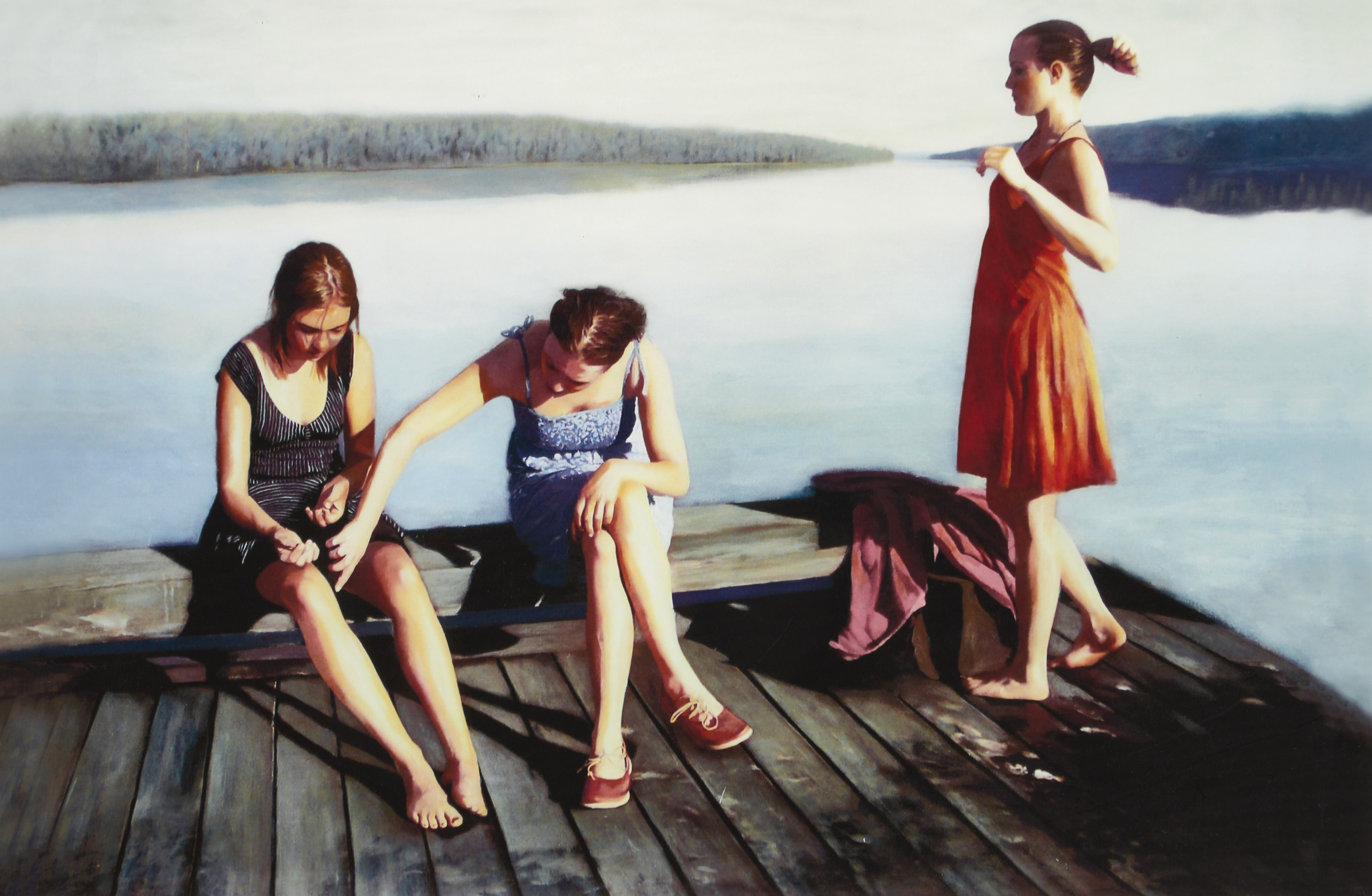 KARIN BROOS (Sverige, född 1950), "Tystnaden", signerad och numrerad 10/90, giclée.