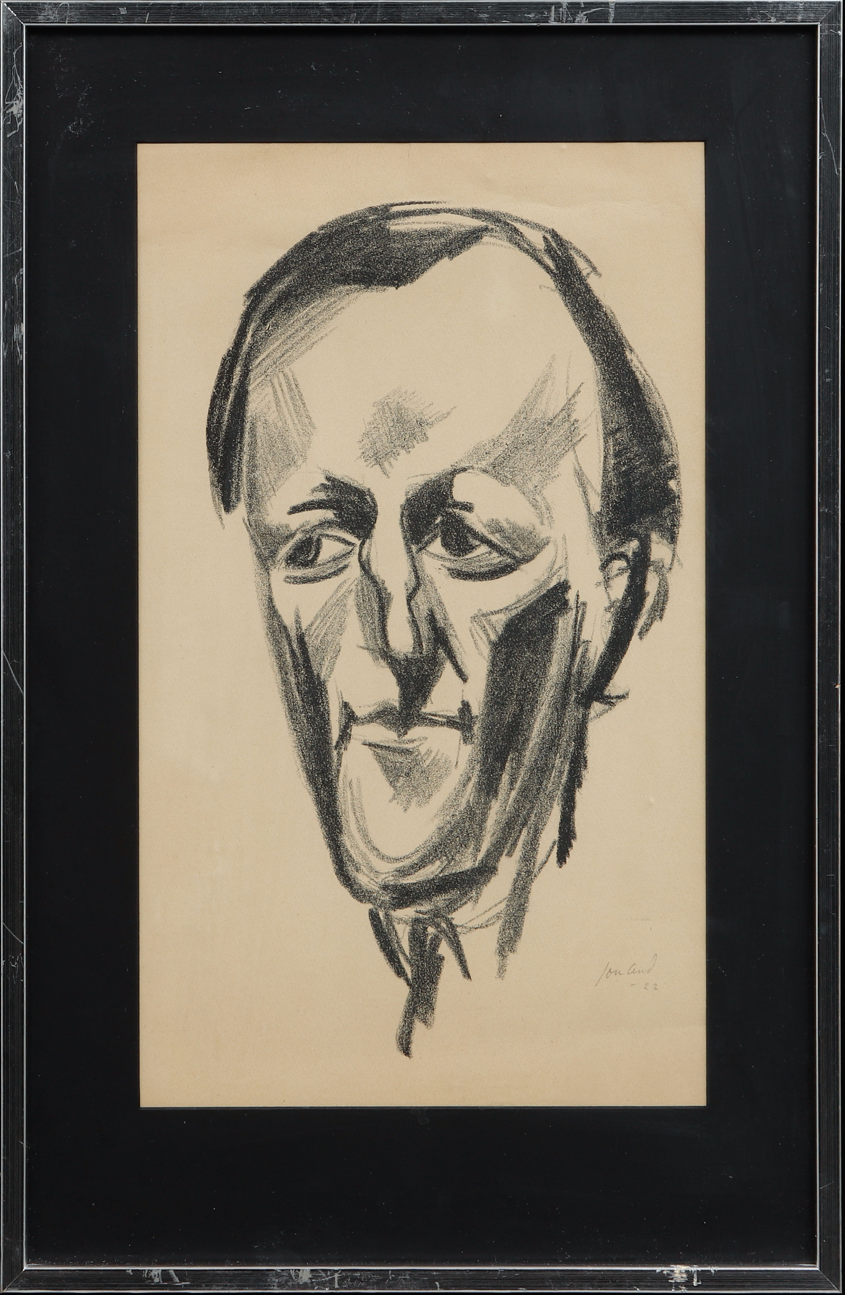 JOHN JON-AND. 3 st, litografier, ur mappen ""28 Croquis Lorensbergsteatern 1922", signerade och daterade 1922.