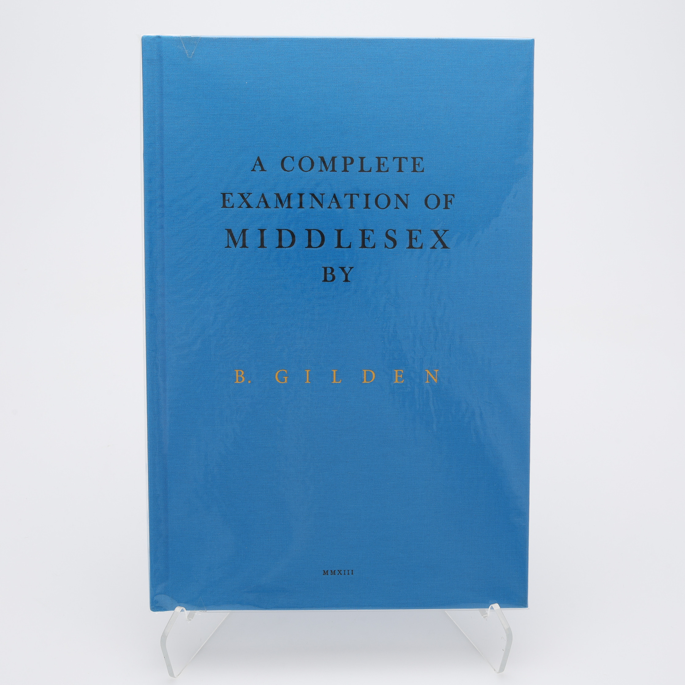 FOTO. DEN AMERIKANSKE FOTOGRAFEN BRUCE GILDENS "A COMPLETE EXAMINATION OF MIDDLESEX" I FÖRSTA UPPLAGAN, 2013.