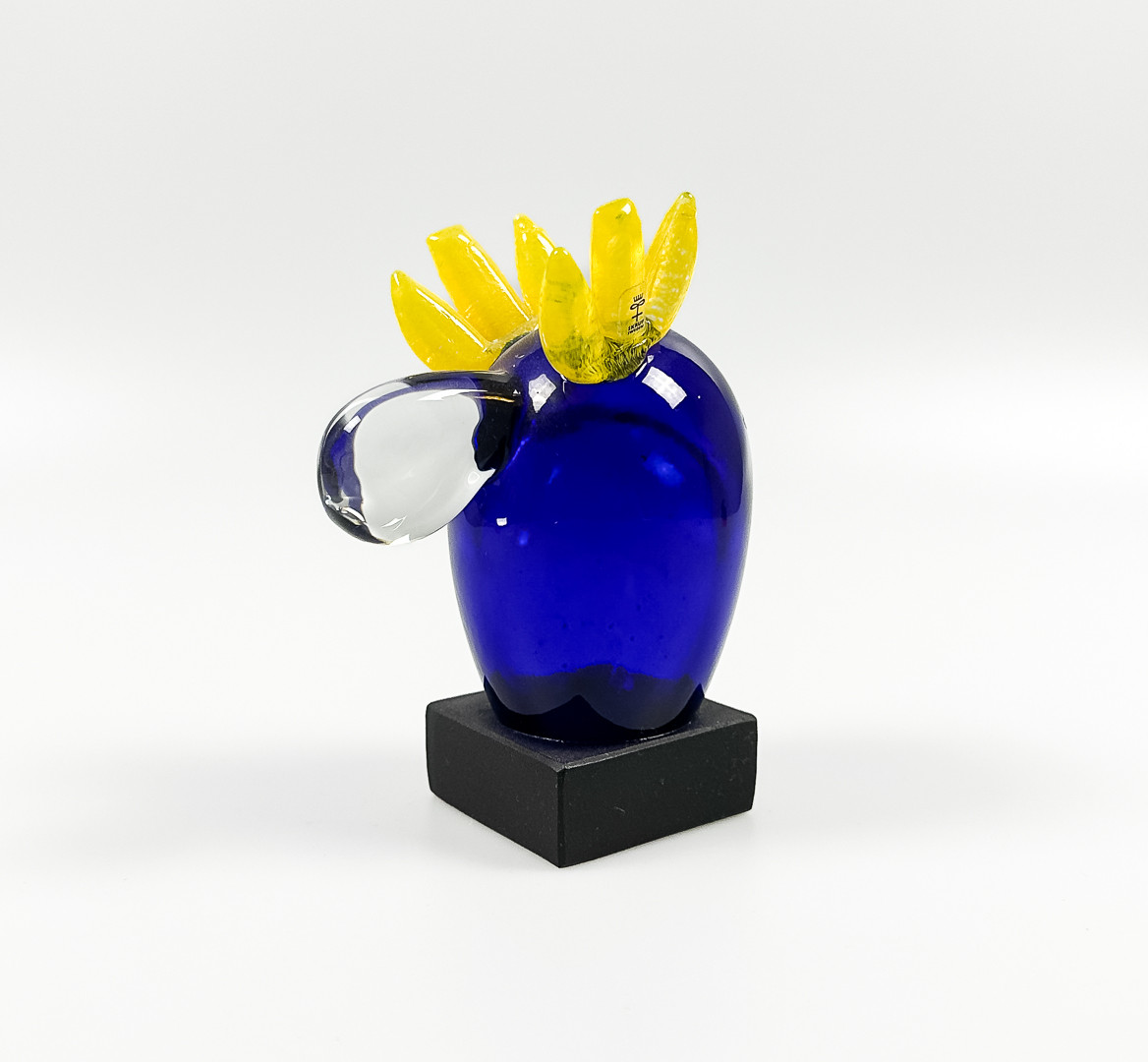 EVA-LENA MARTINSSON. FIGURIN, glas, "Älg", Skruf.