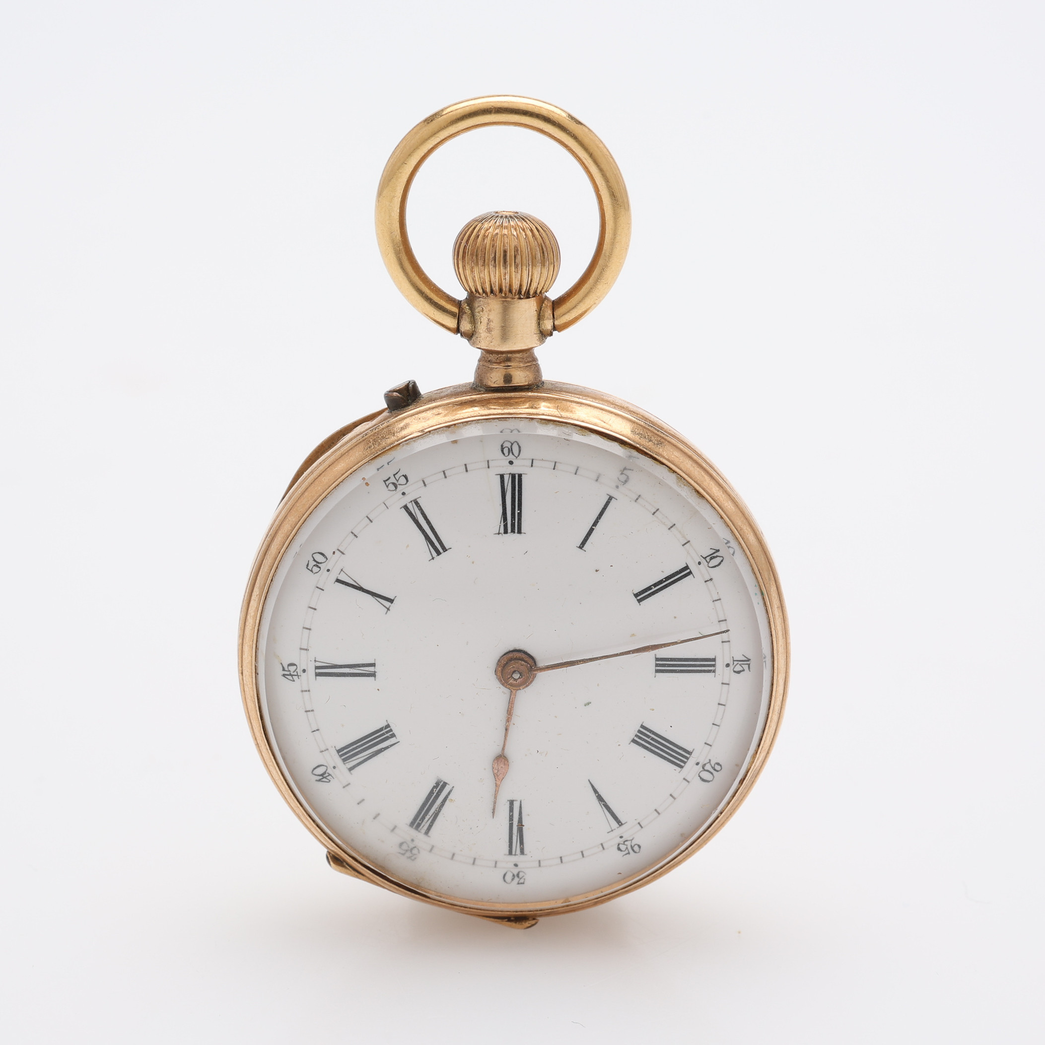 DAMFICKUR, 14 k guld, ankargång med skruvuppdrag, 32,4 g.