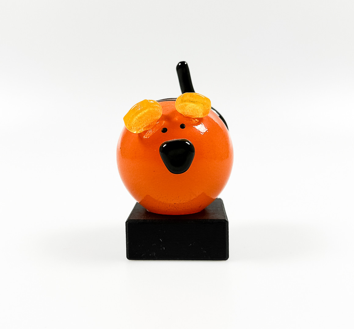 EVA-LENA MARTINSSON. FIGURIN, glas, "Gris", Skruf.