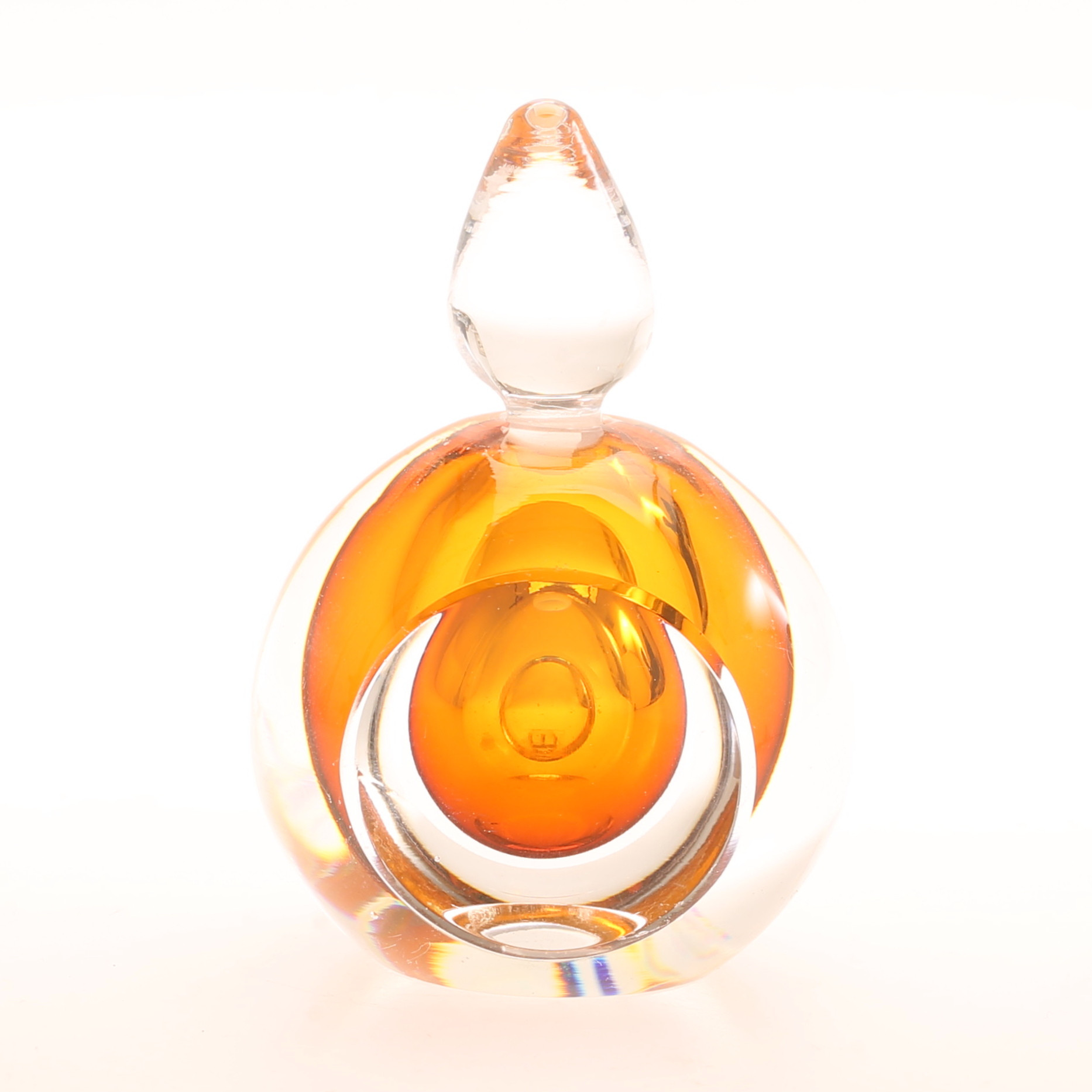 MONA MORALES-SCHILDT. Flakong, glas, Kosta, signerad.