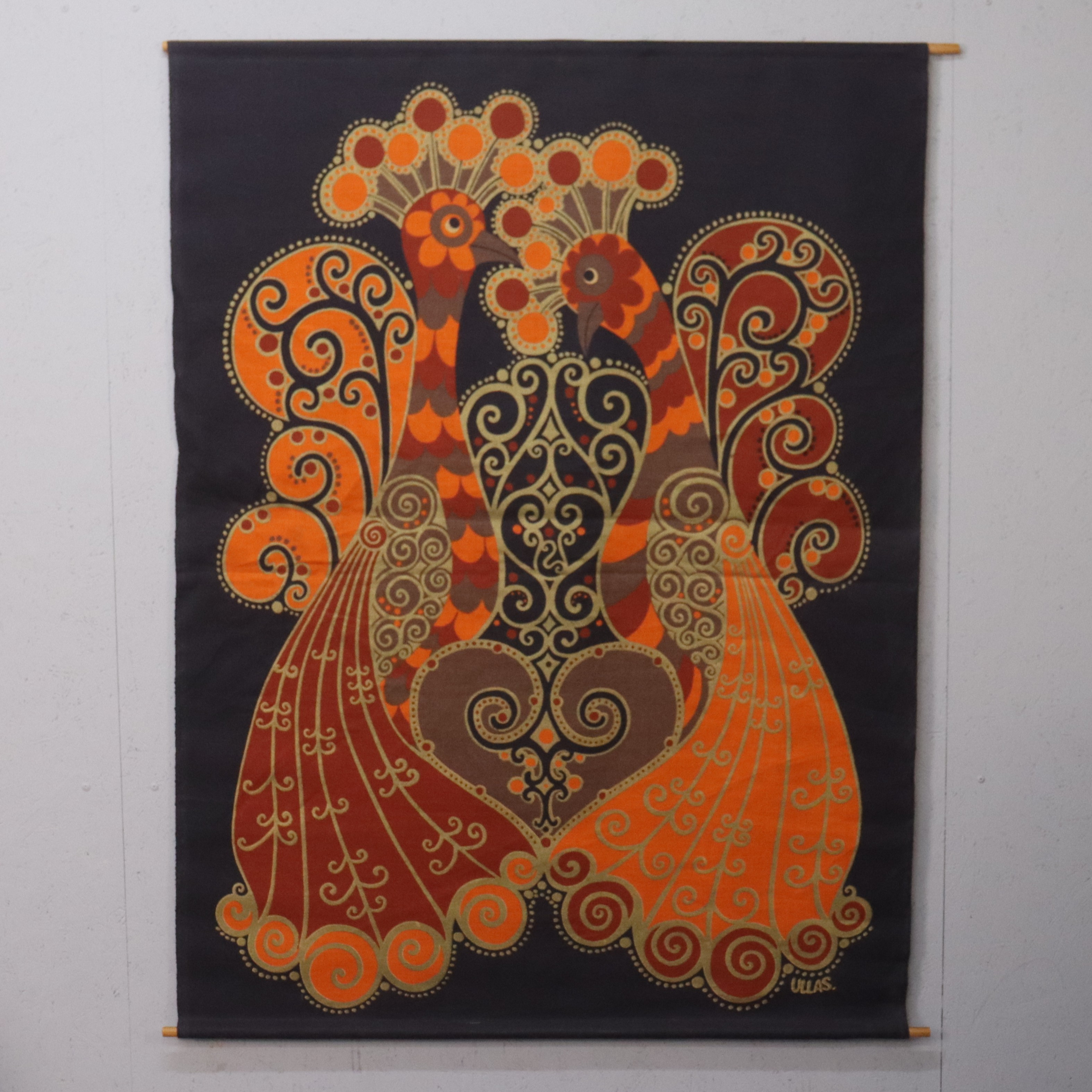 ULLA SCHEUER. väggbonad, textiltryck, Lini of Sweden.