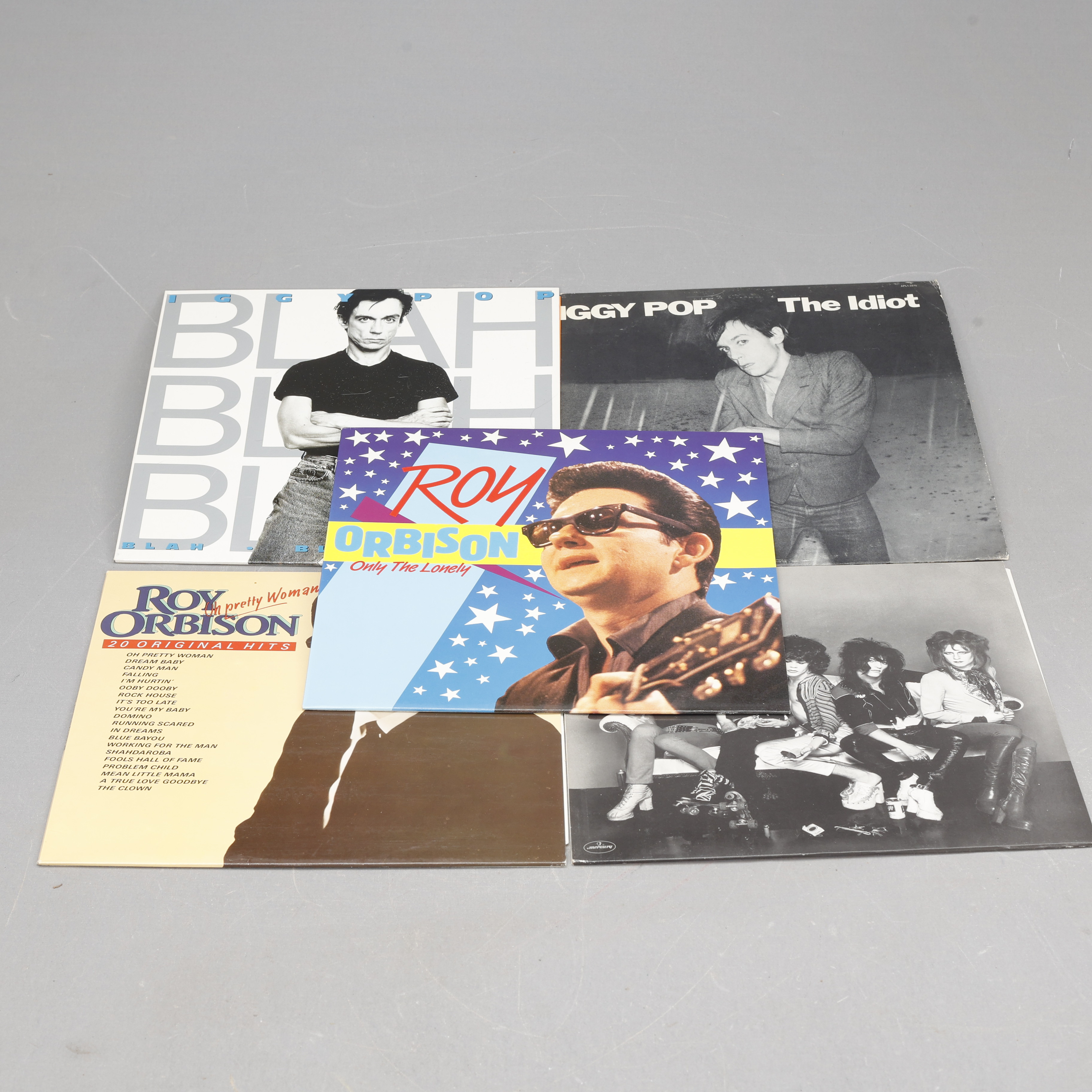 VINYLSKIVOR, 5 stycken, blandade artister.