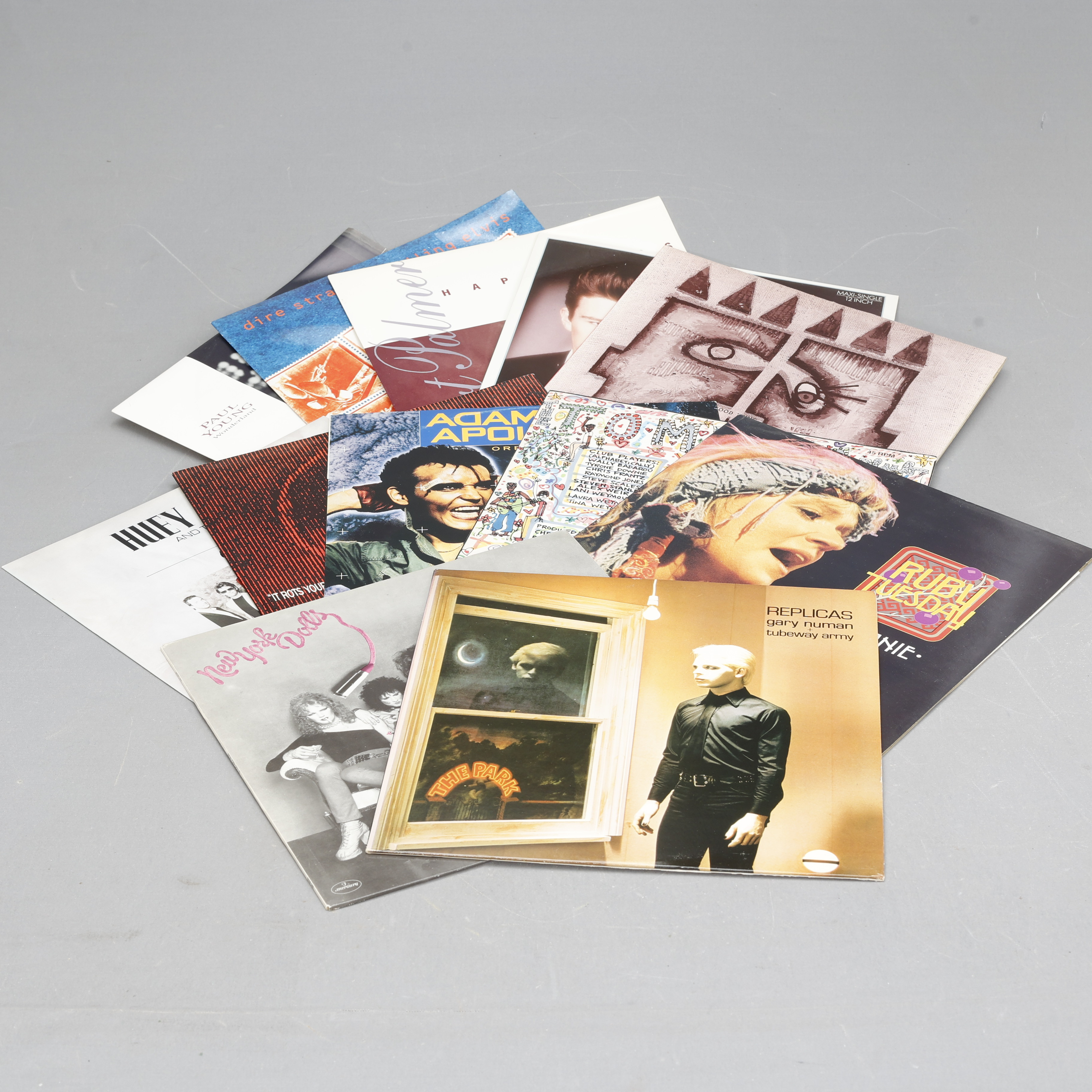 VINYLSKIVOR, 12 STYCKEN, BLANDADE ARTISTER.