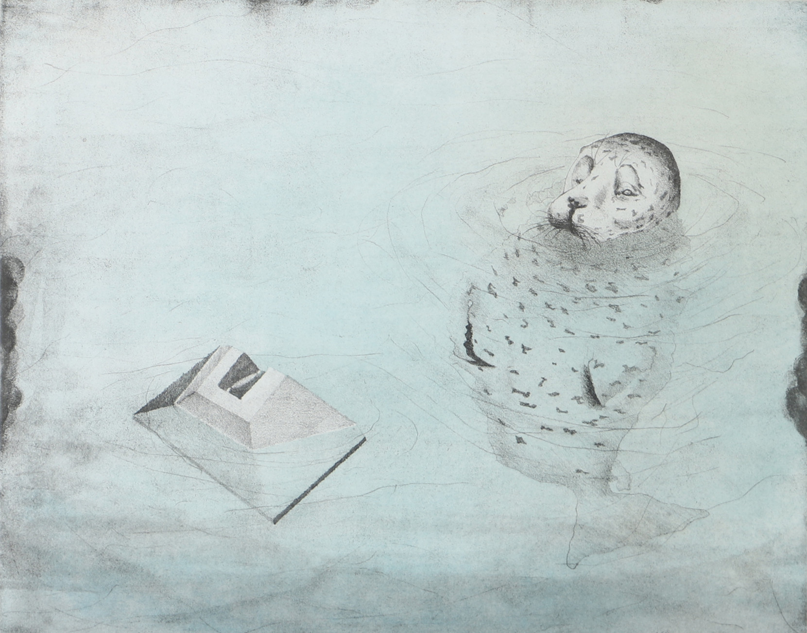 JAN DAHLGREN. "Let it be", etsning, signerad J. Dahlgren.