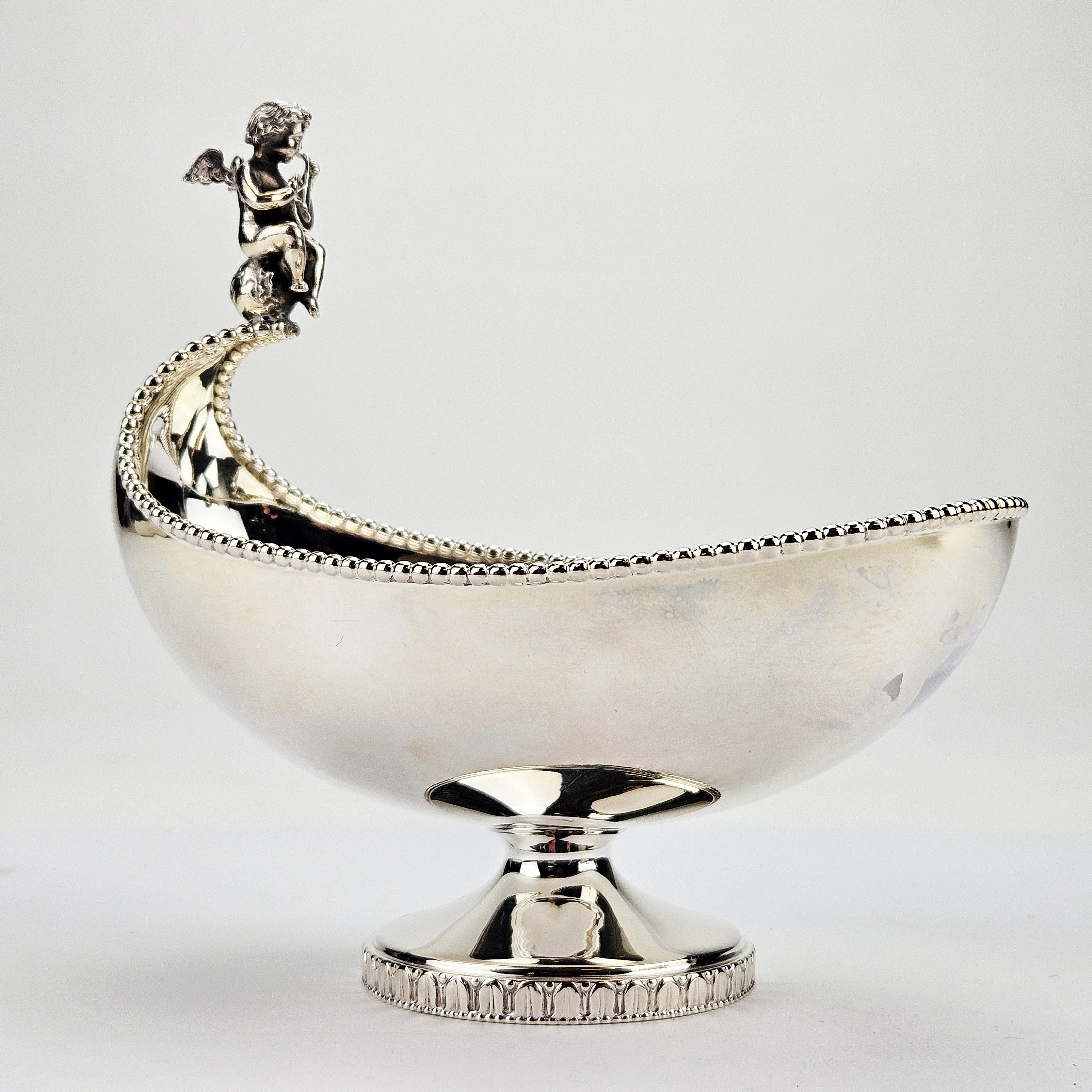 SÅSSKÅL, silver, 1900-tal, vikt ca. 190 gram.