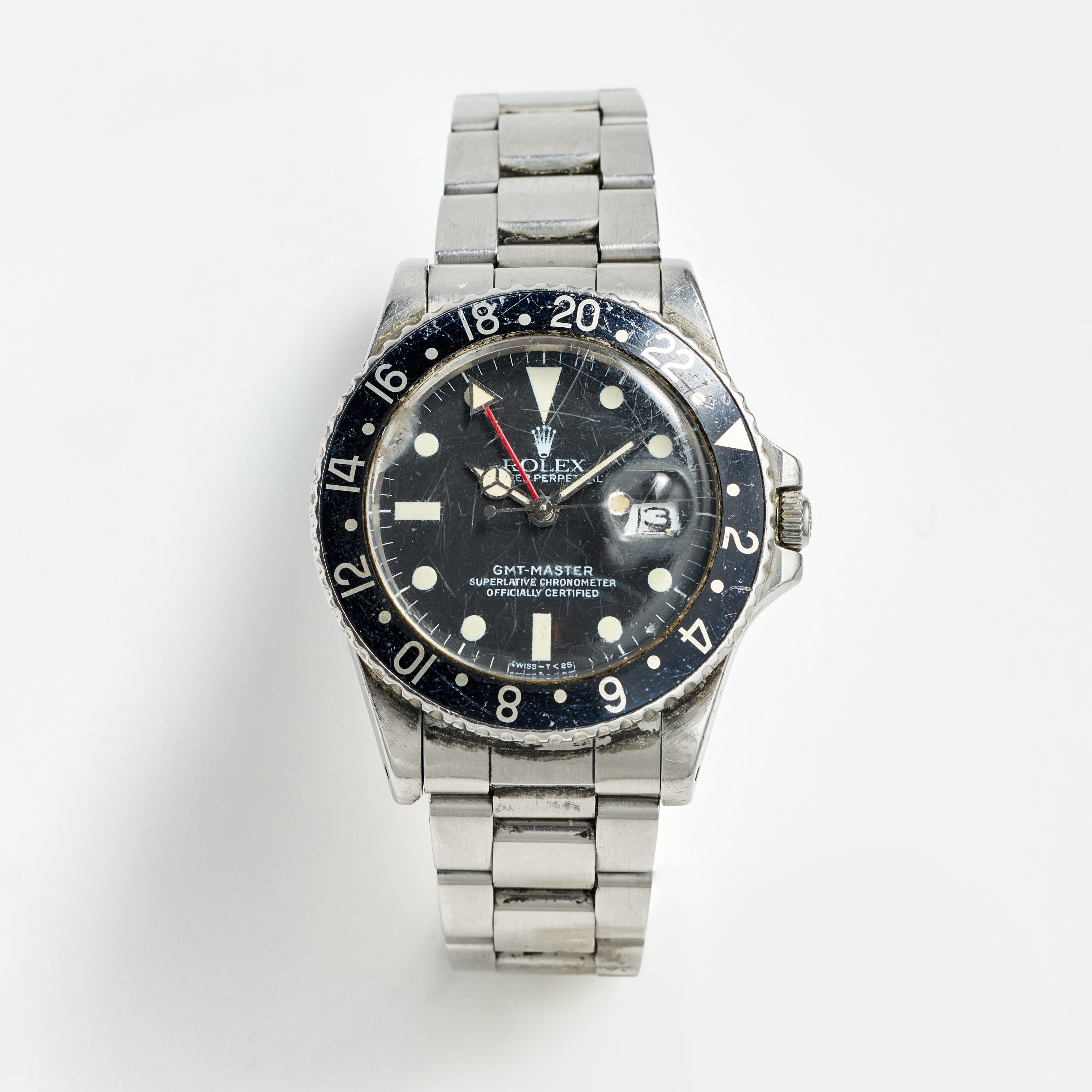 ROLEX, Oyster Perpetual, GMT-Master, Chronometer, armbandsur, 40 mm, stål, certifikat, december 1983.