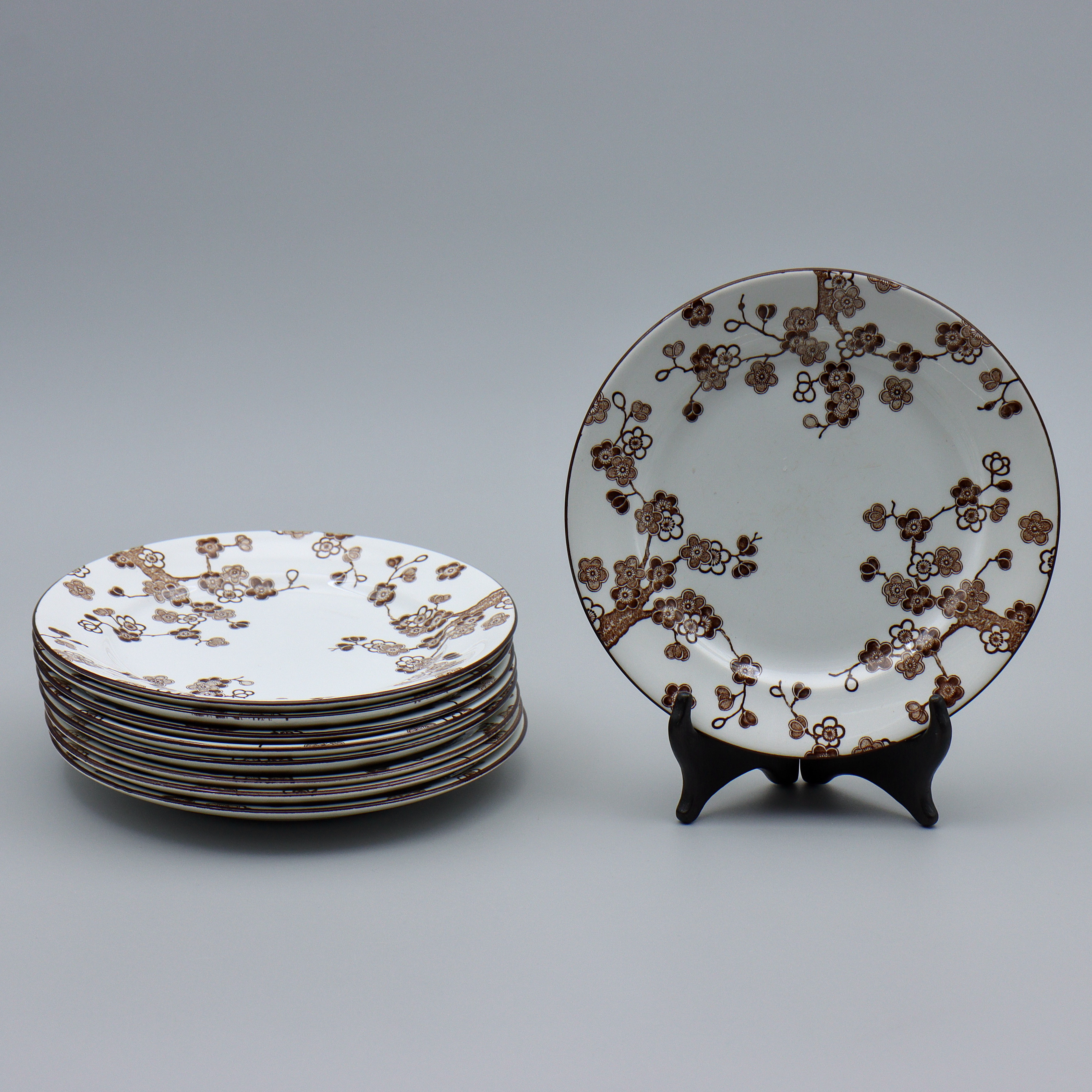 9 ASSIETTER "JAPONICA" RÖRSTRAND.