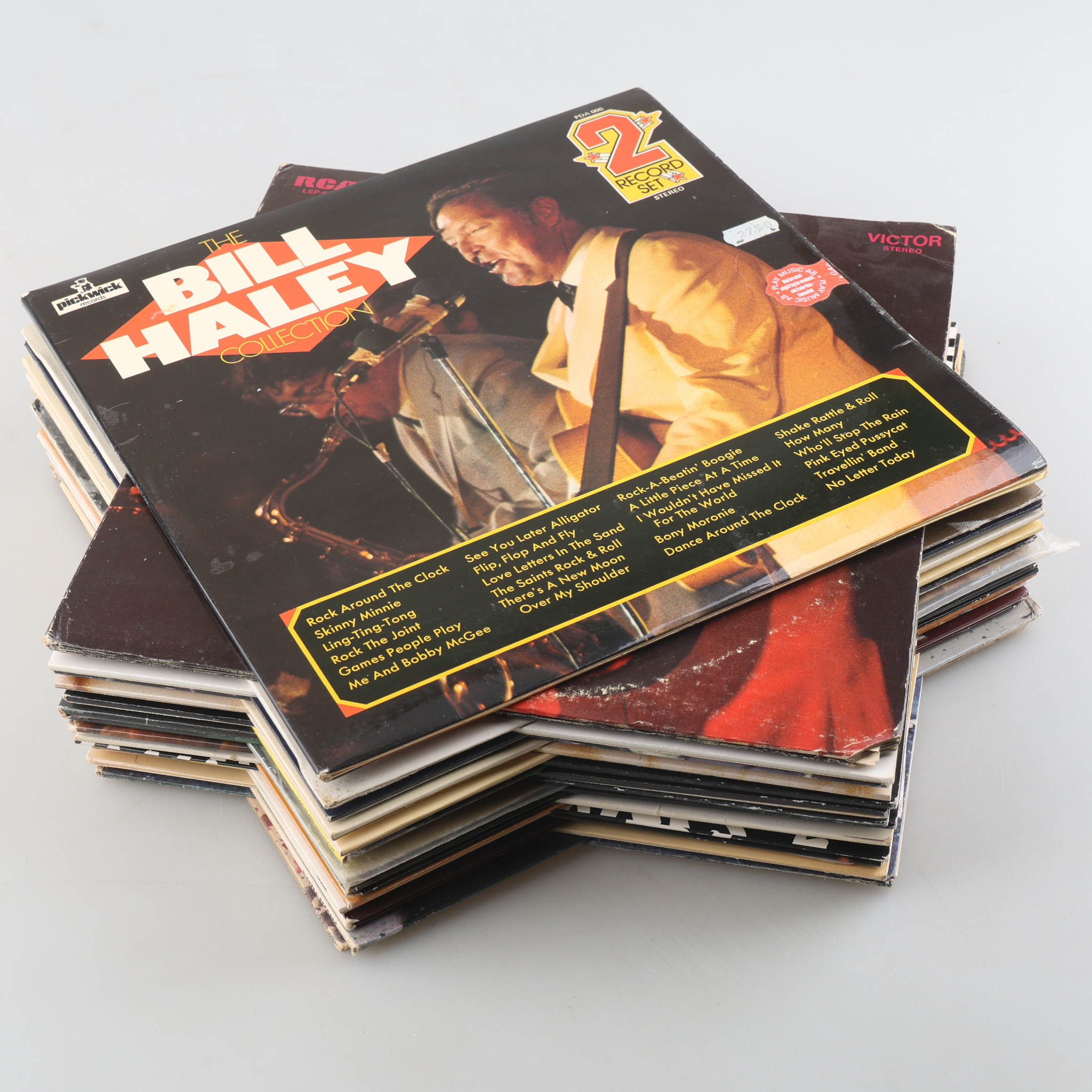 VINYLSKIVOR, 25 stycken, Folk, Rock, Pop m.m.