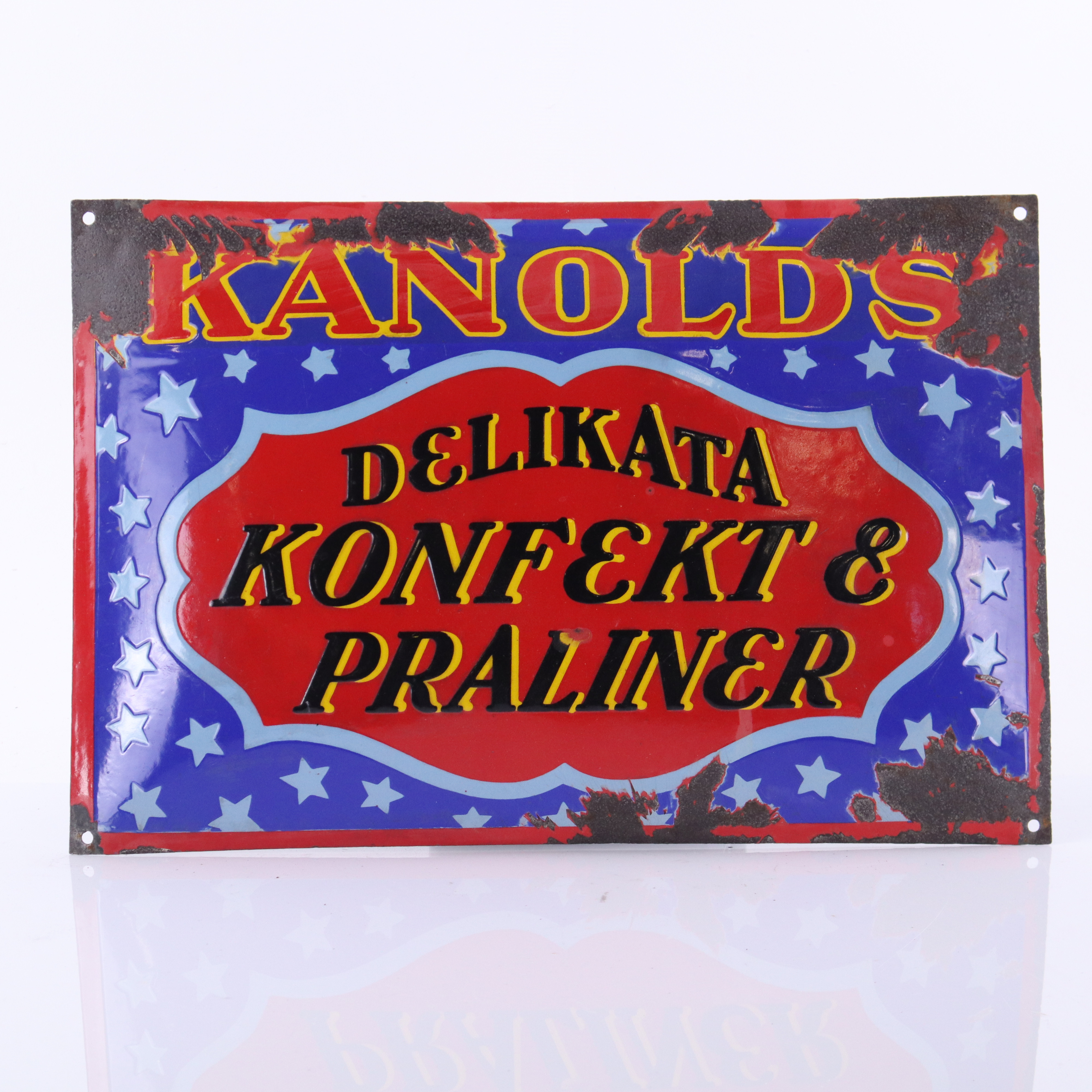 KANOLDS, emaljskylt, 1930-tal.