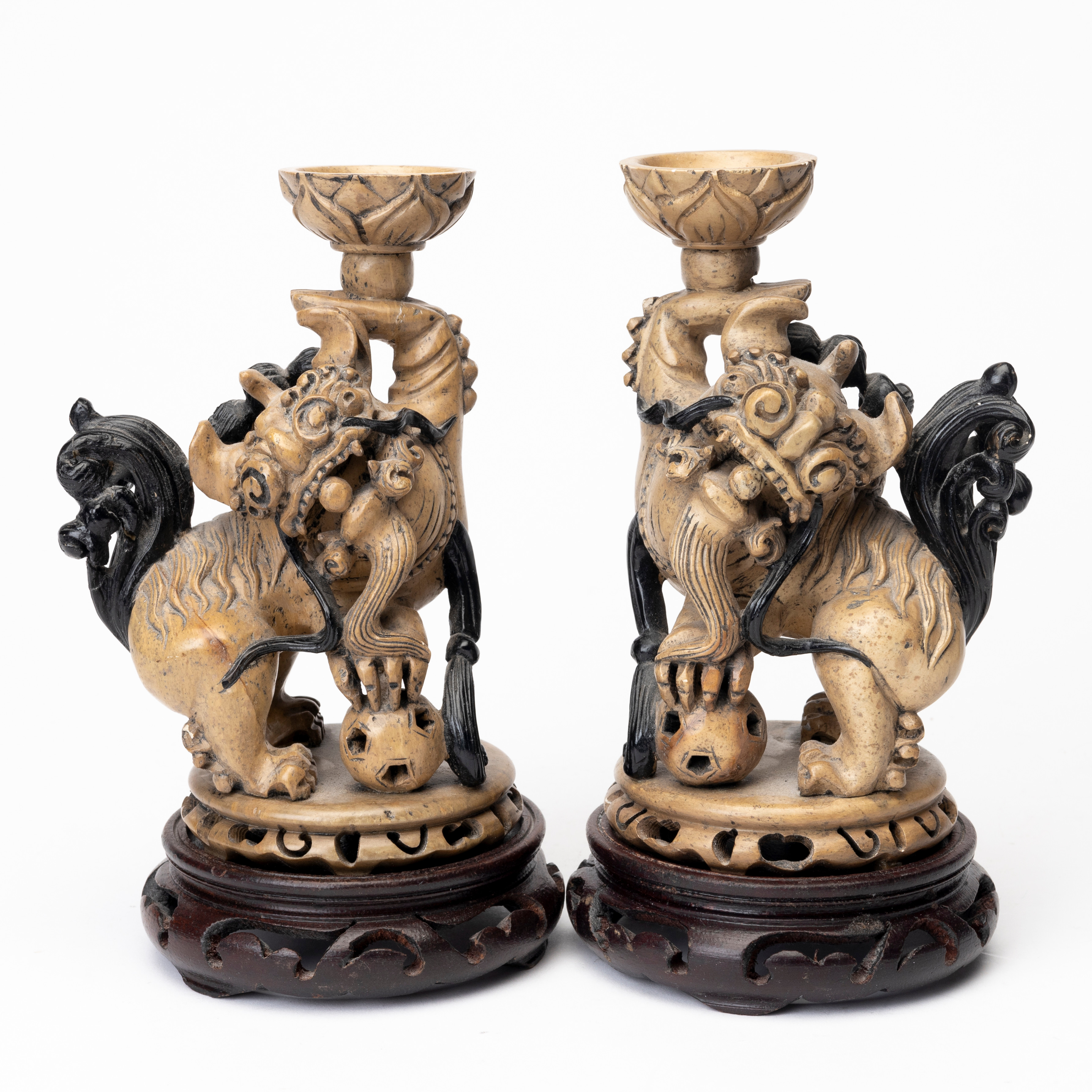 RÖKELSEHÅLLARE, fohundar, sten, Kina,1900-tal.